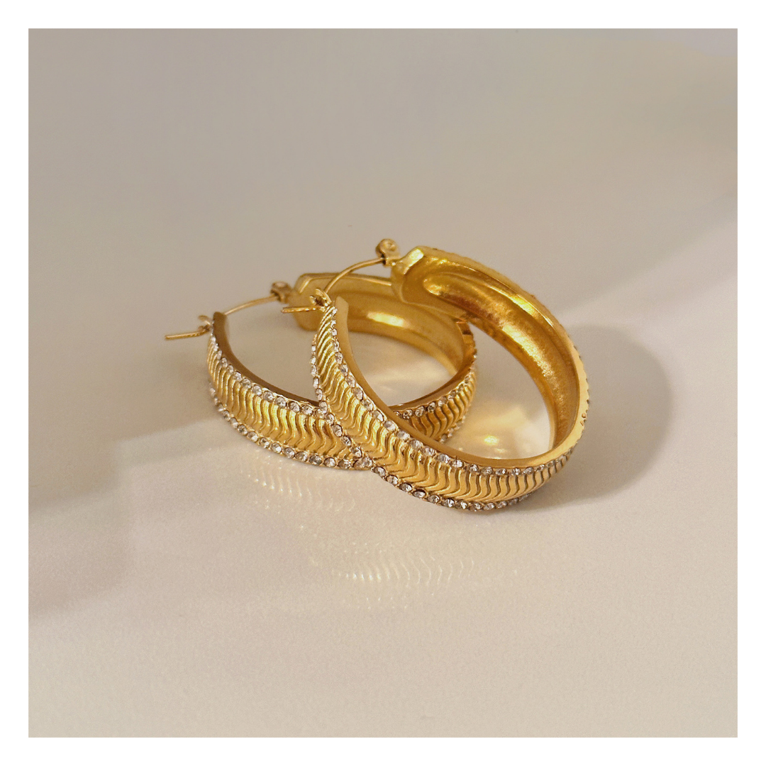 316L Big Retro Hoop Pierce 詳細画像1|Misy Jewelry