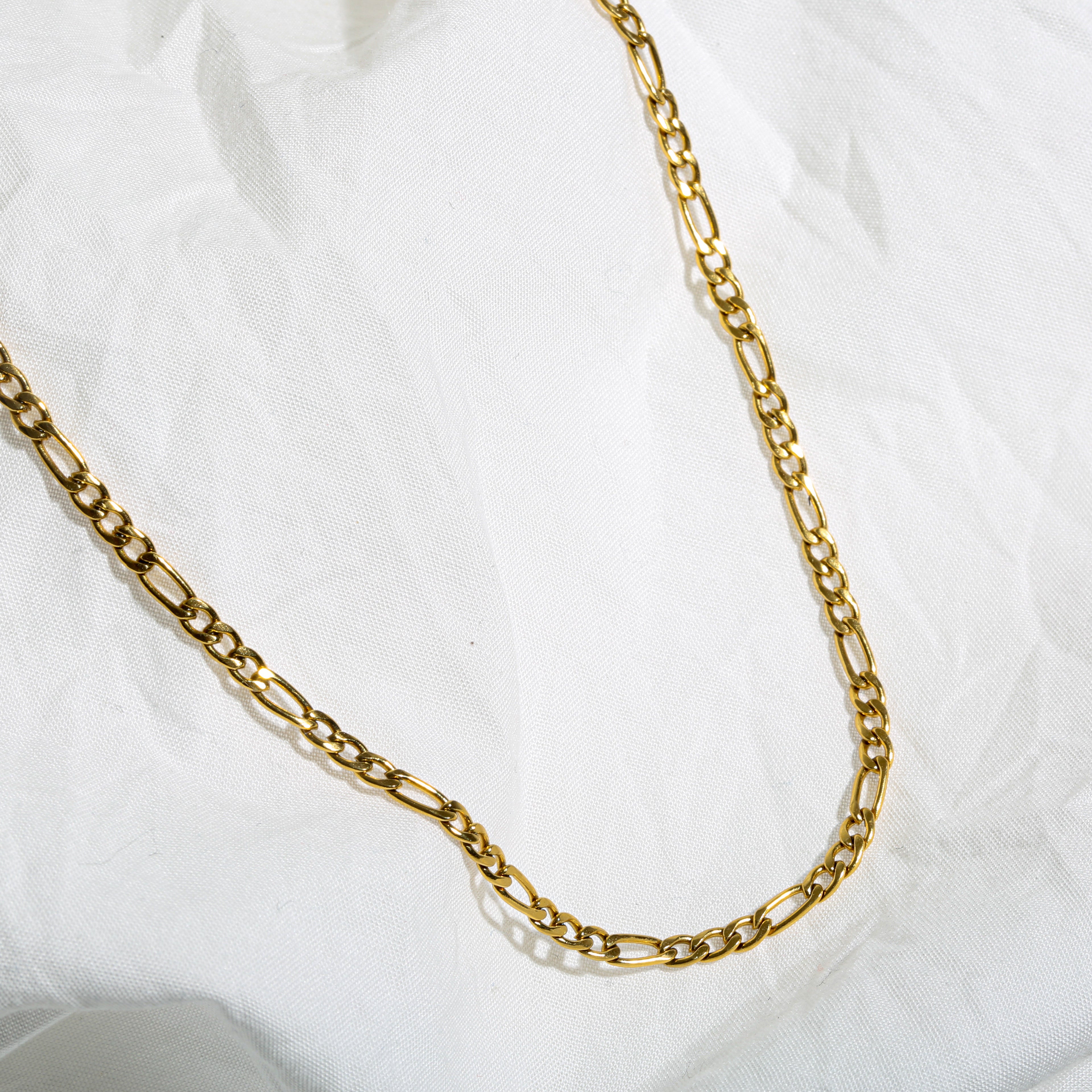 316L Figaro necklace GOLD - ネックレス|Misy Jewelry