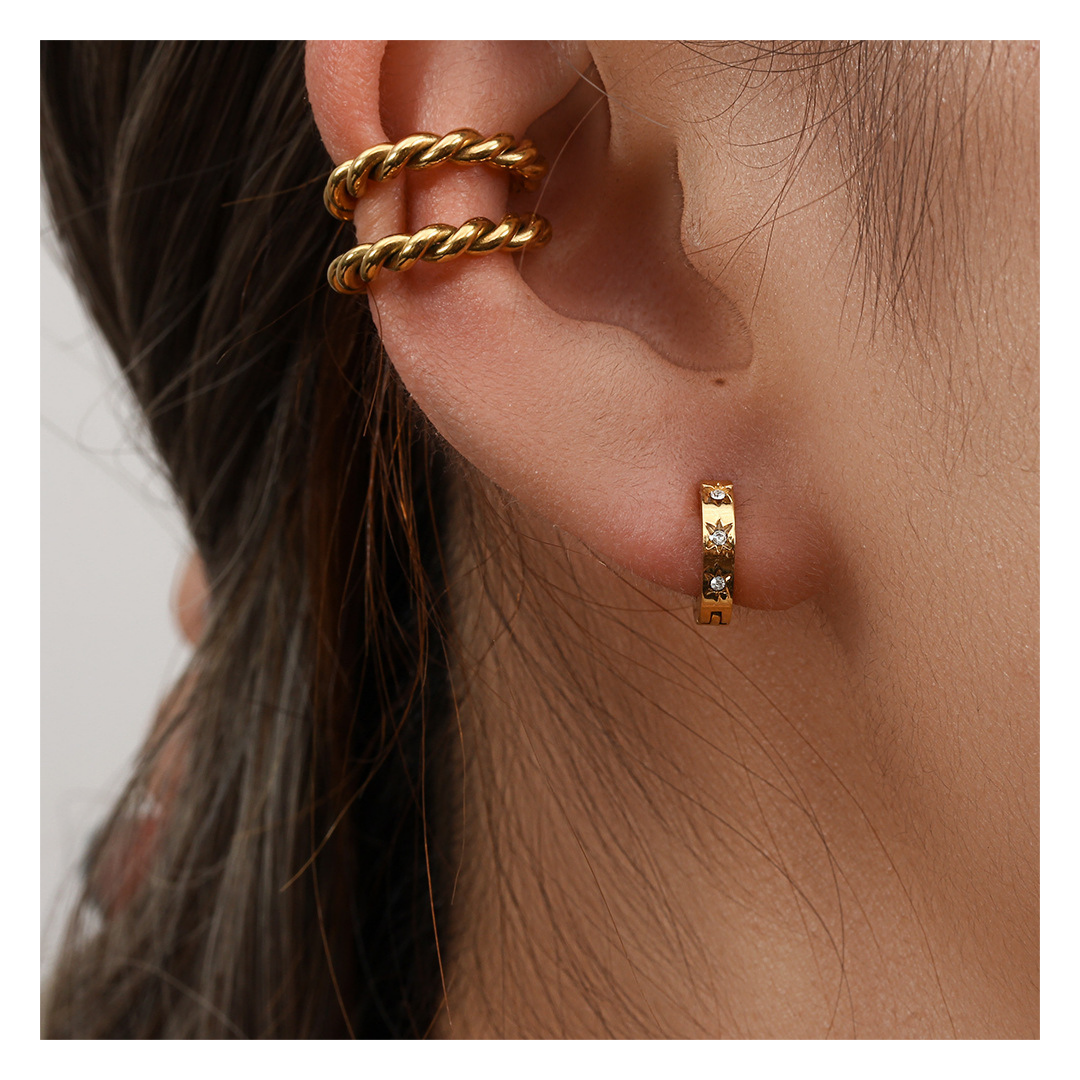 316L Twisted Ear Cuff(2set) — ディテール | リング | サージカルステンレス316L | Misy Jewelry