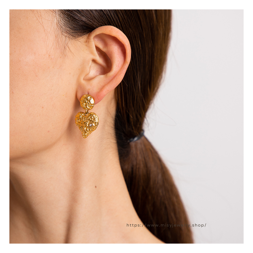 316L Designed Heart Pierce — ディテール | リング | サージカルステンレス316L | Misy Jewelry