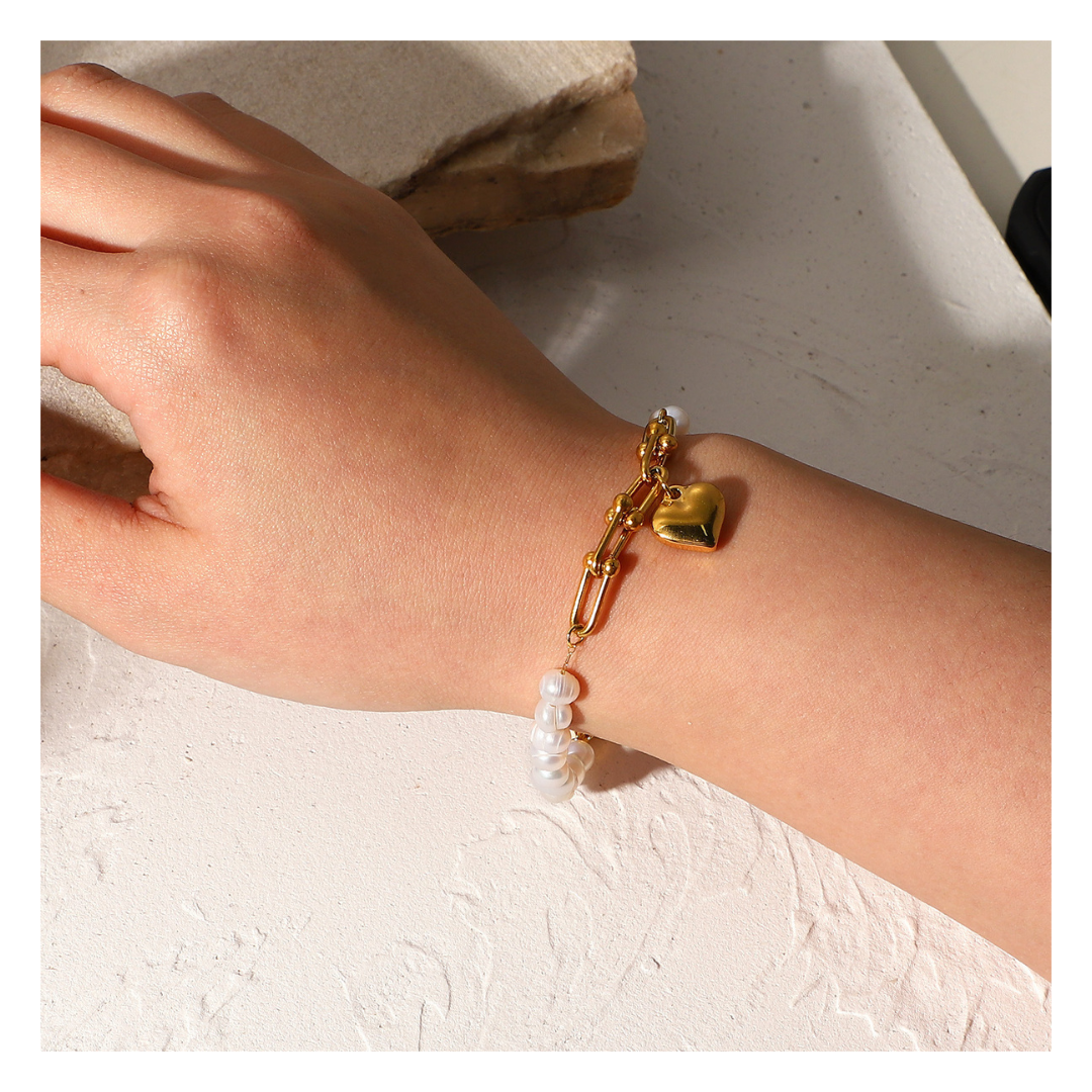 316L U Perl Bracelet — ディテール | ブレスレット | サージカルステンレス316L | Misy Jewelry