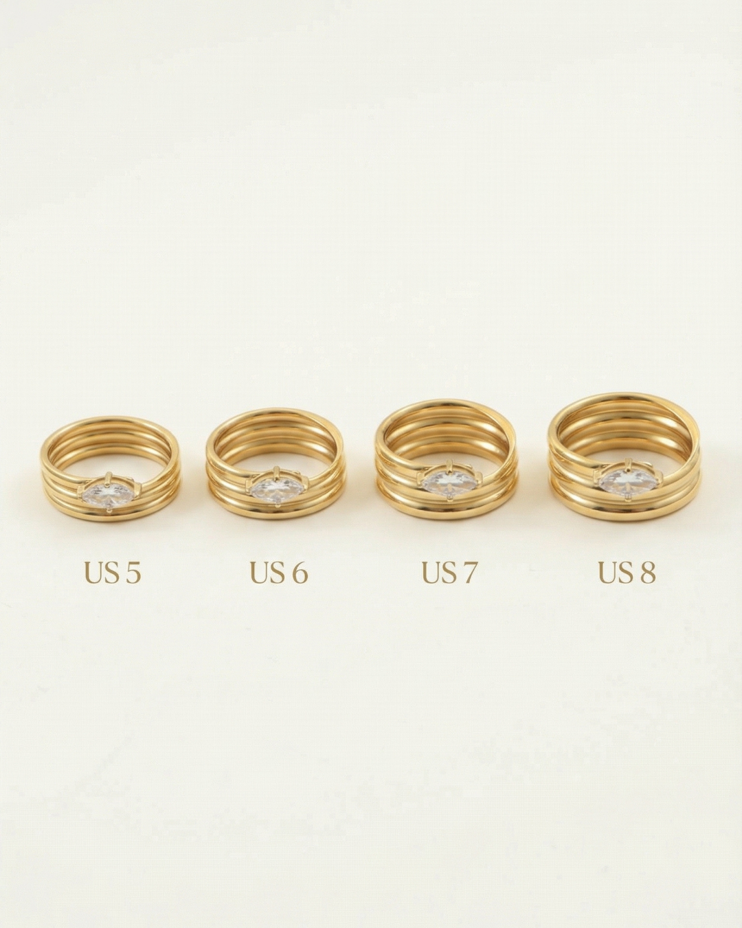 316L Zirconia Tripple Layerd Ring — ディテール | リング | サージカルステンレス316L | Misy Jewelry