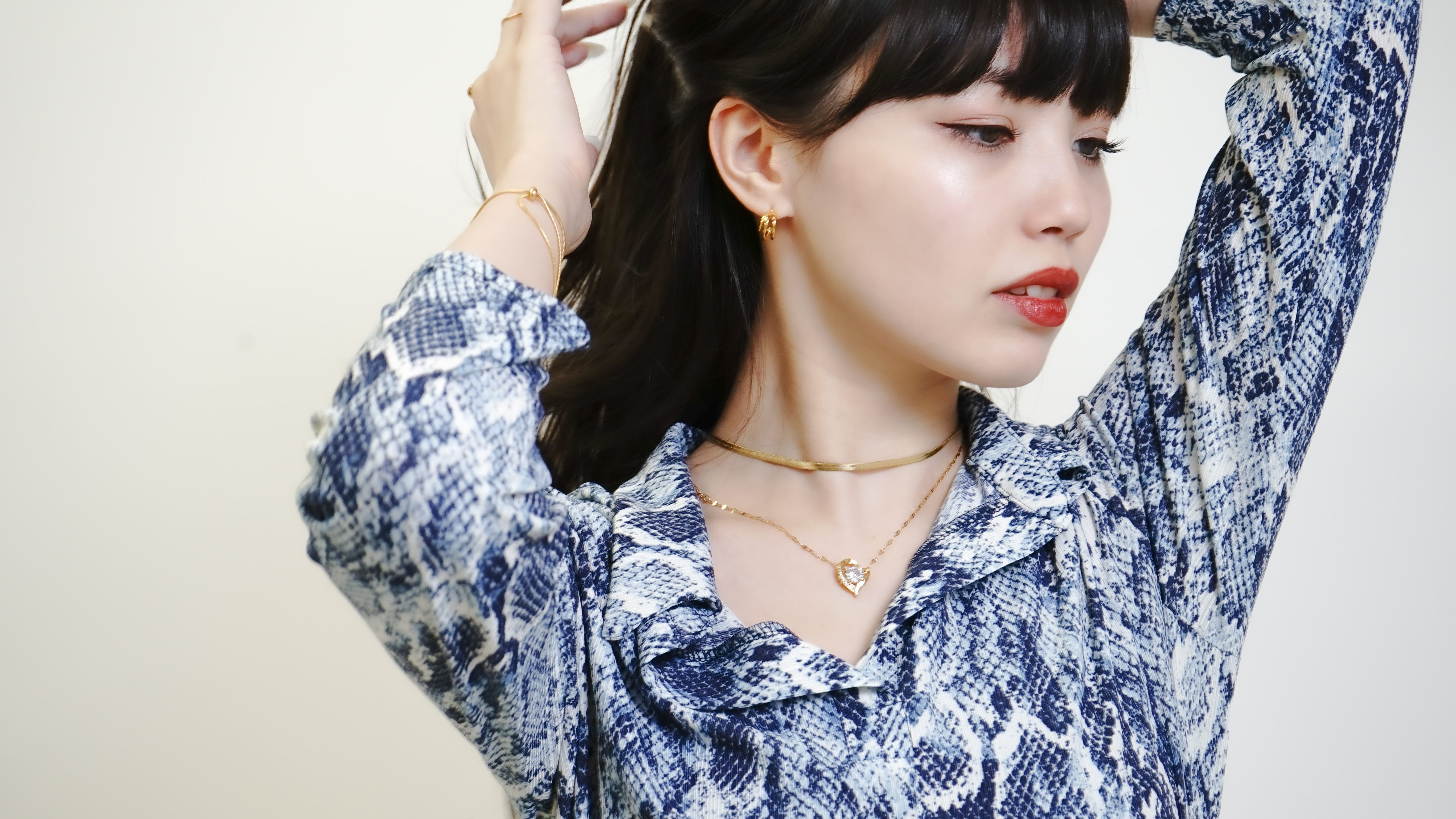 s925 Hoop pierce Triple Earrings — ディテール | リング | サージカルステンレス316L | Misy Jewelry