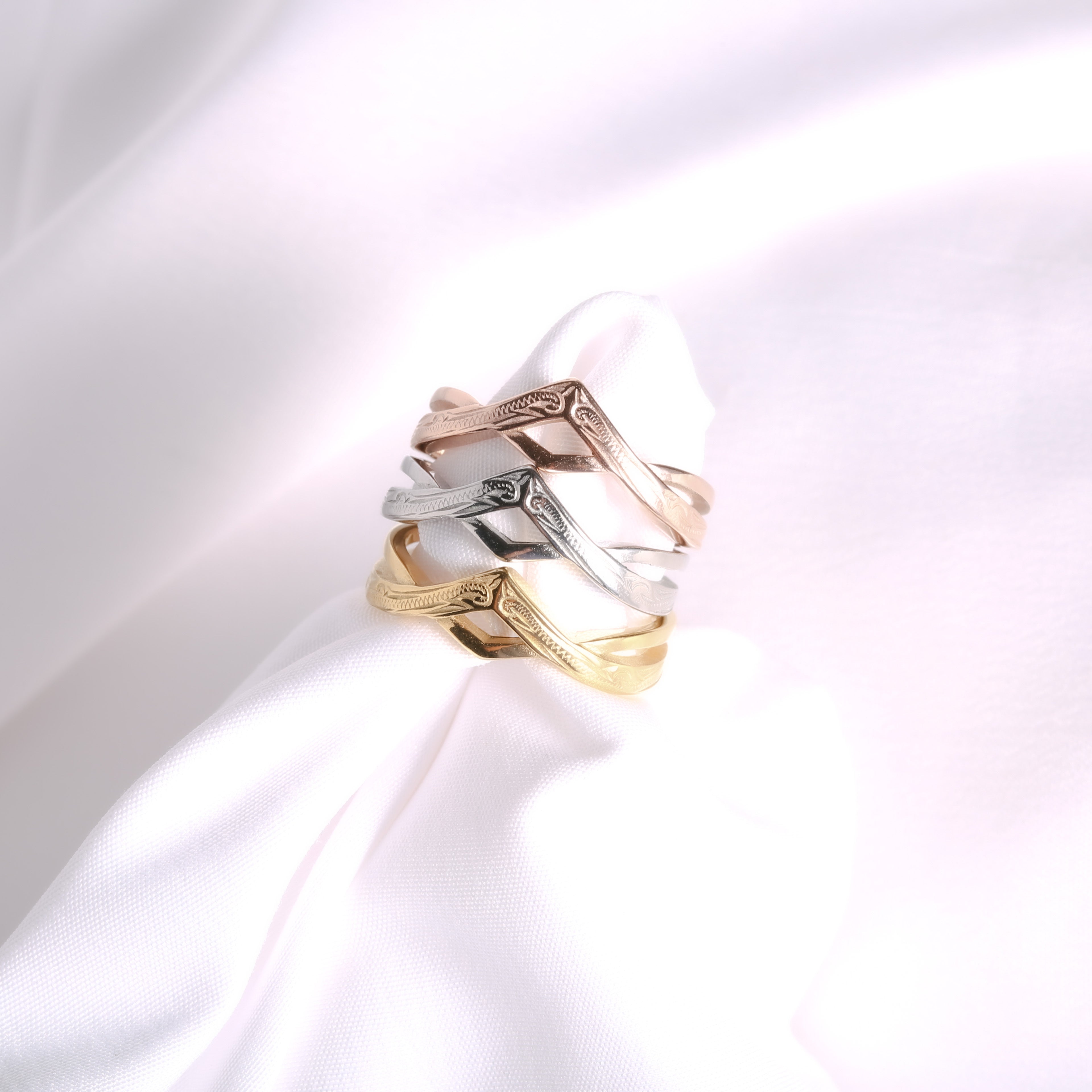 316L Hawaiian V Ring - リング|Misy Jewelry