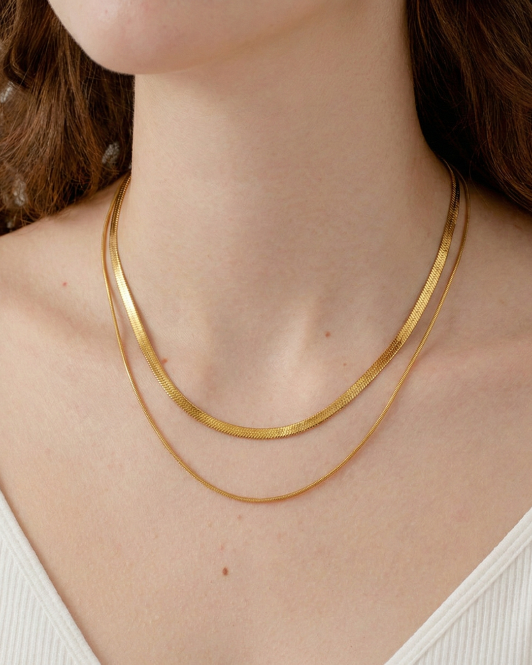 Double Snake Necklace — ディテール | ネックレス | サージカルステンレス316L | Misy Jewelry