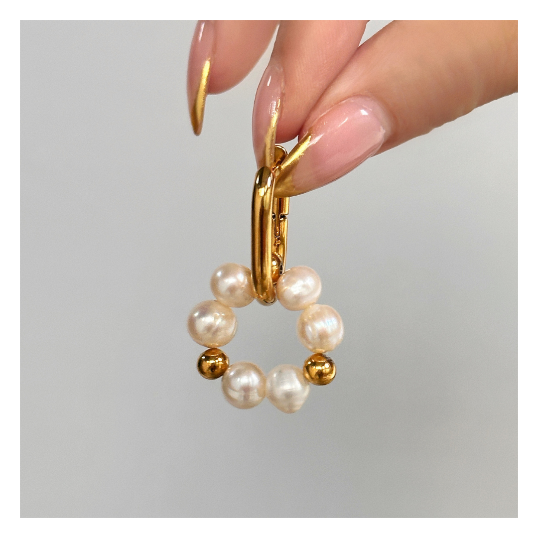 316L Circle Perl Pierce — ディテール | リング | サージカルステンレス316L | Misy Jewelry