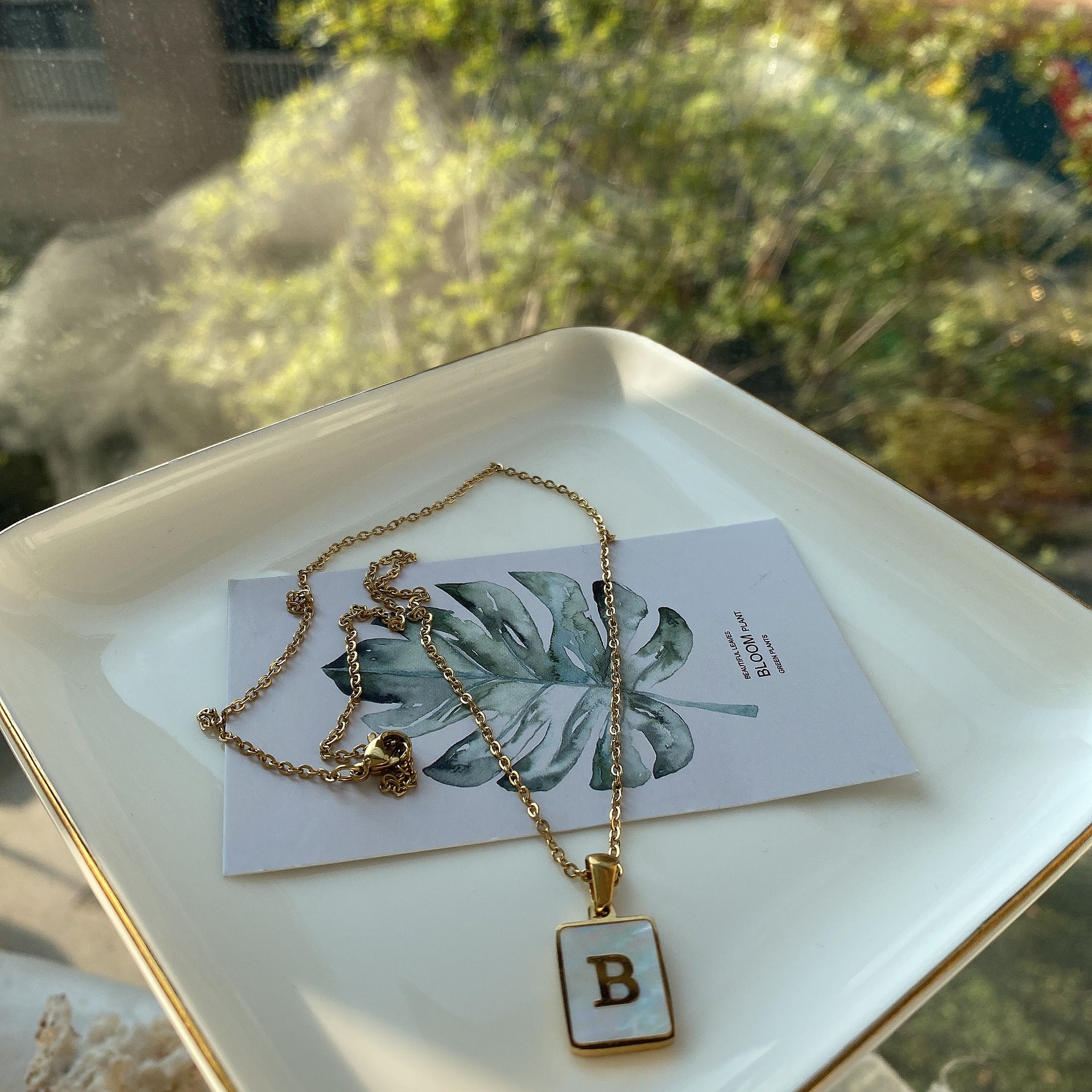 316L initial Necklace — ディテール | ネックレス | サージカルステンレス316L | Misy Jewelry