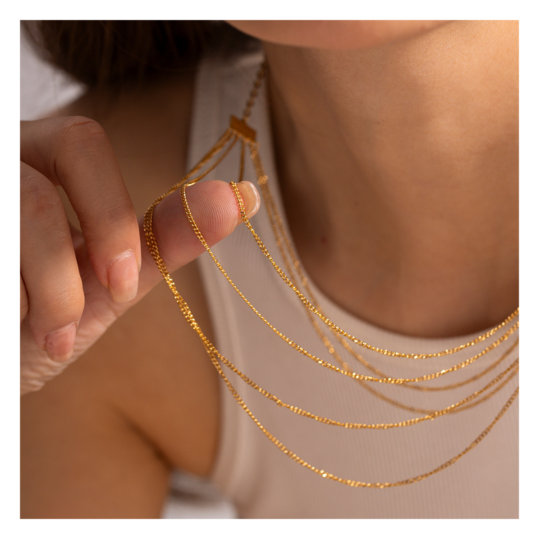 316L 6 Linked Necklace 詳細画像4|Misy Jewelry