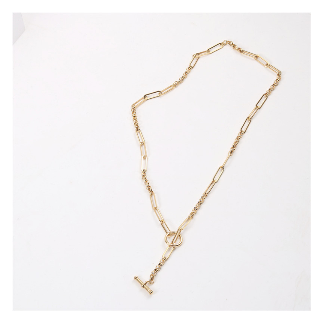 316L OT Figaro Necklace 詳細画像2|Misy Jewelry