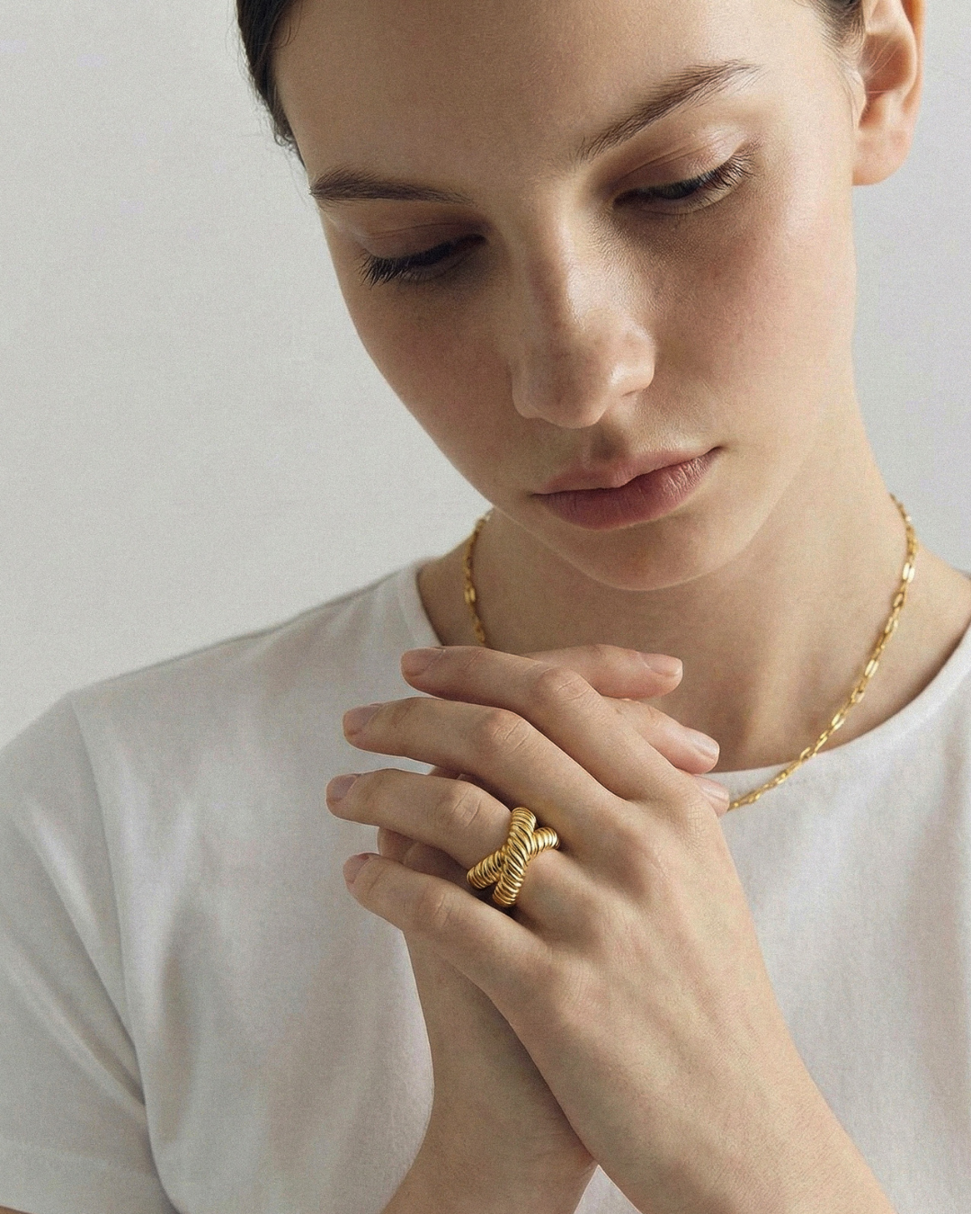 316L Open X-Cross Ring — ディテール | リング | サージカルステンレス316L | Misy Jewelry