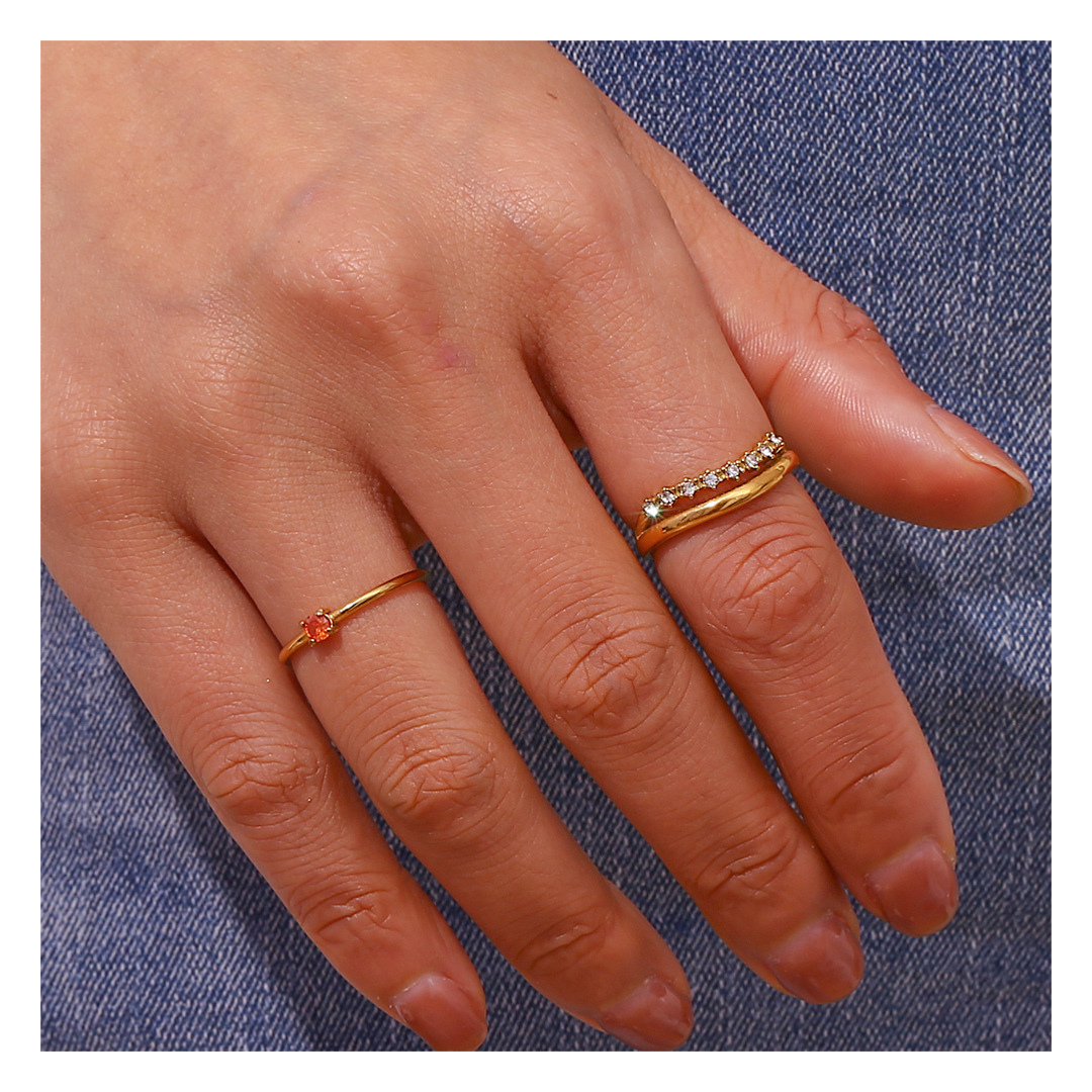316L Double Layer Zirconia Ring — ディテール | リング | サージカルステンレス316L | Misy Jewelry