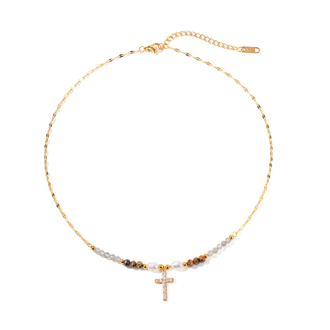 316L Hiphop Cross Necklace 詳細画像3|Misy Jewelry
