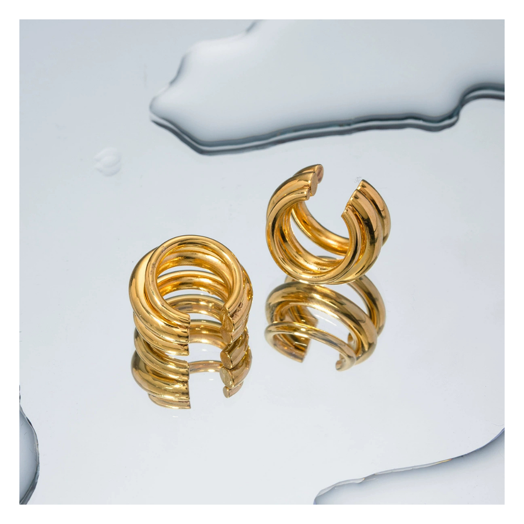 Spiral Luxe Ear Cuffs(片耳) - ピアス・イヤリング|Misy Jewelry