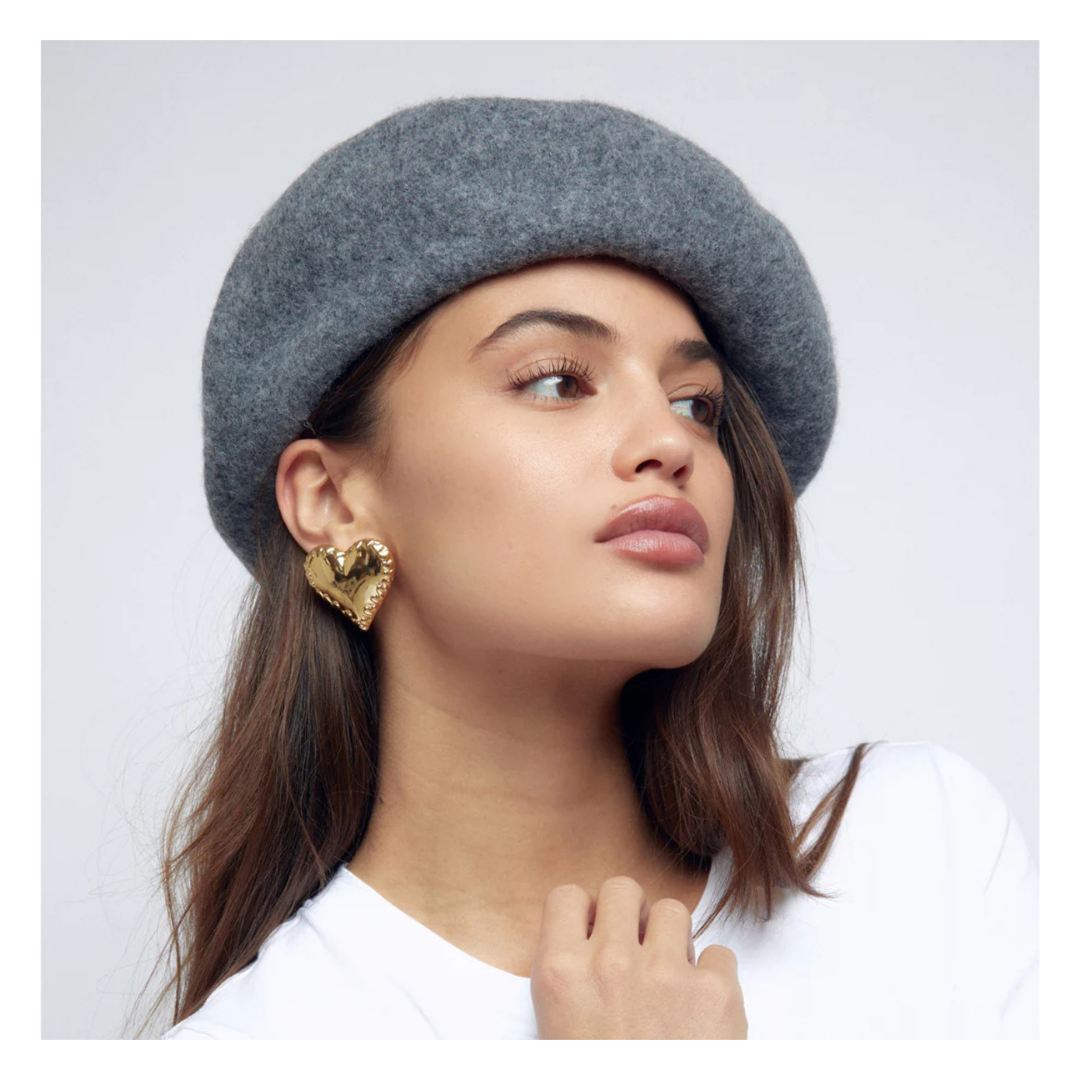 316L Elegant Patch Heart Pierce 詳細画像3|Misy Jewelry