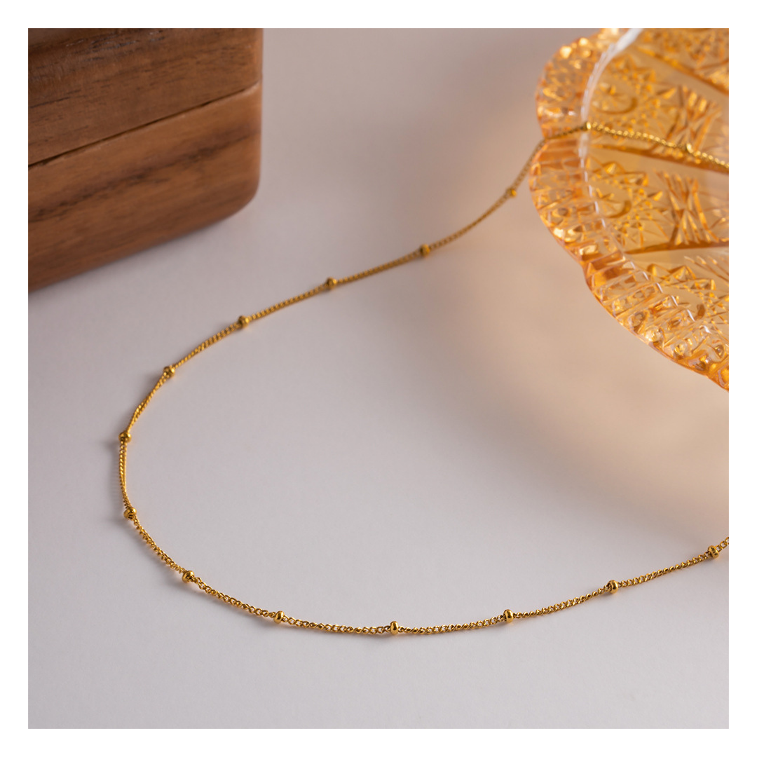 Dot Chain Necklace — ディテール | ネックレス | サージカルステンレス316L | Misy Jewelry