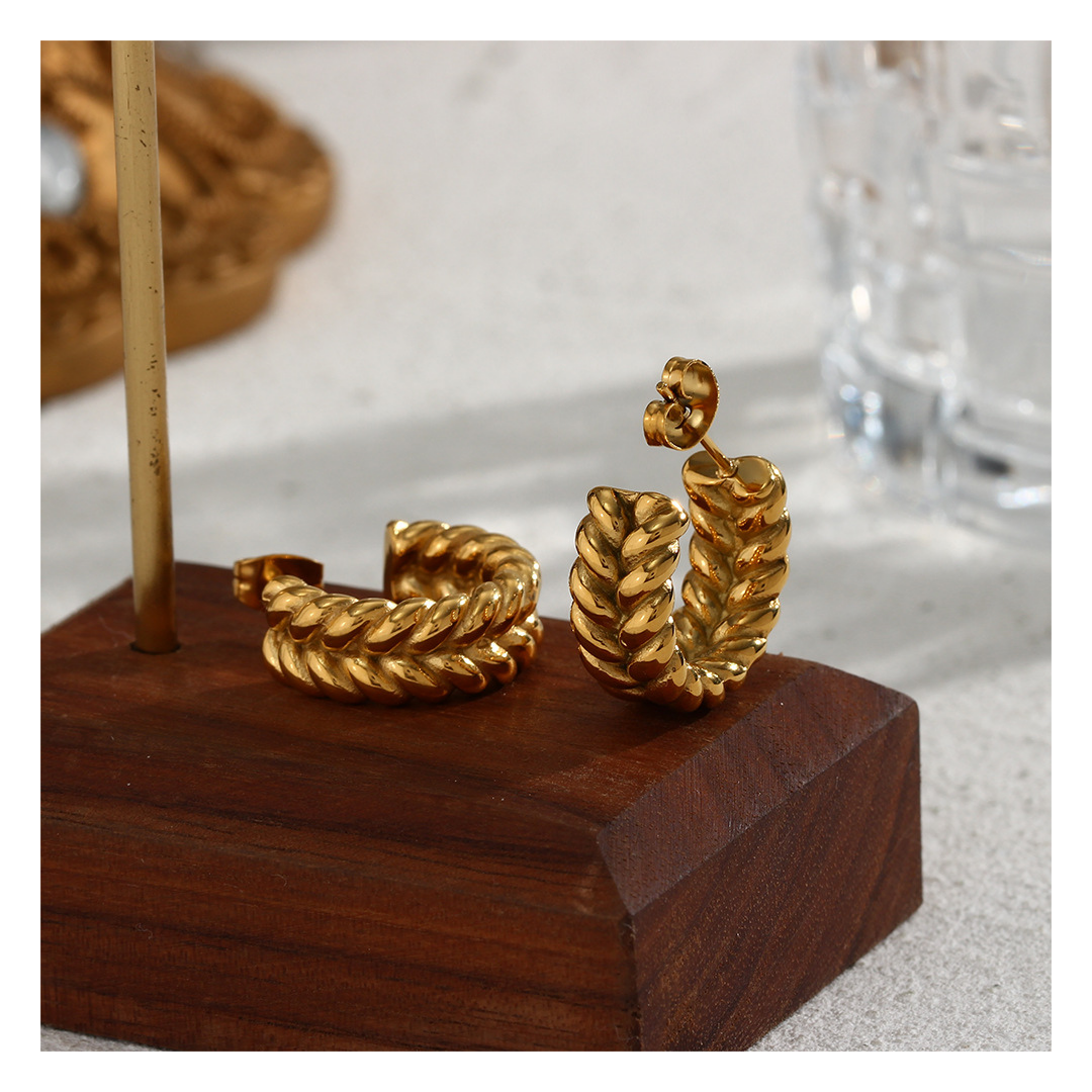 316L Feather Pierce - ピアス・イヤリング|Misy Jewelry