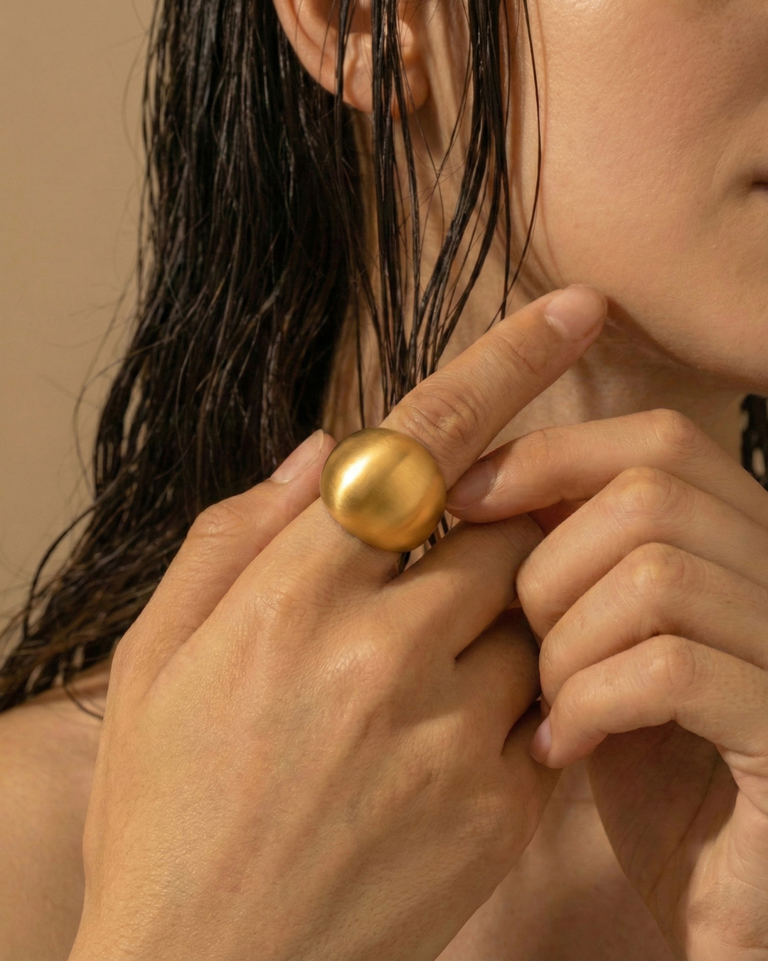 316L Silence Dome Ring - リング|Misy Jewelry