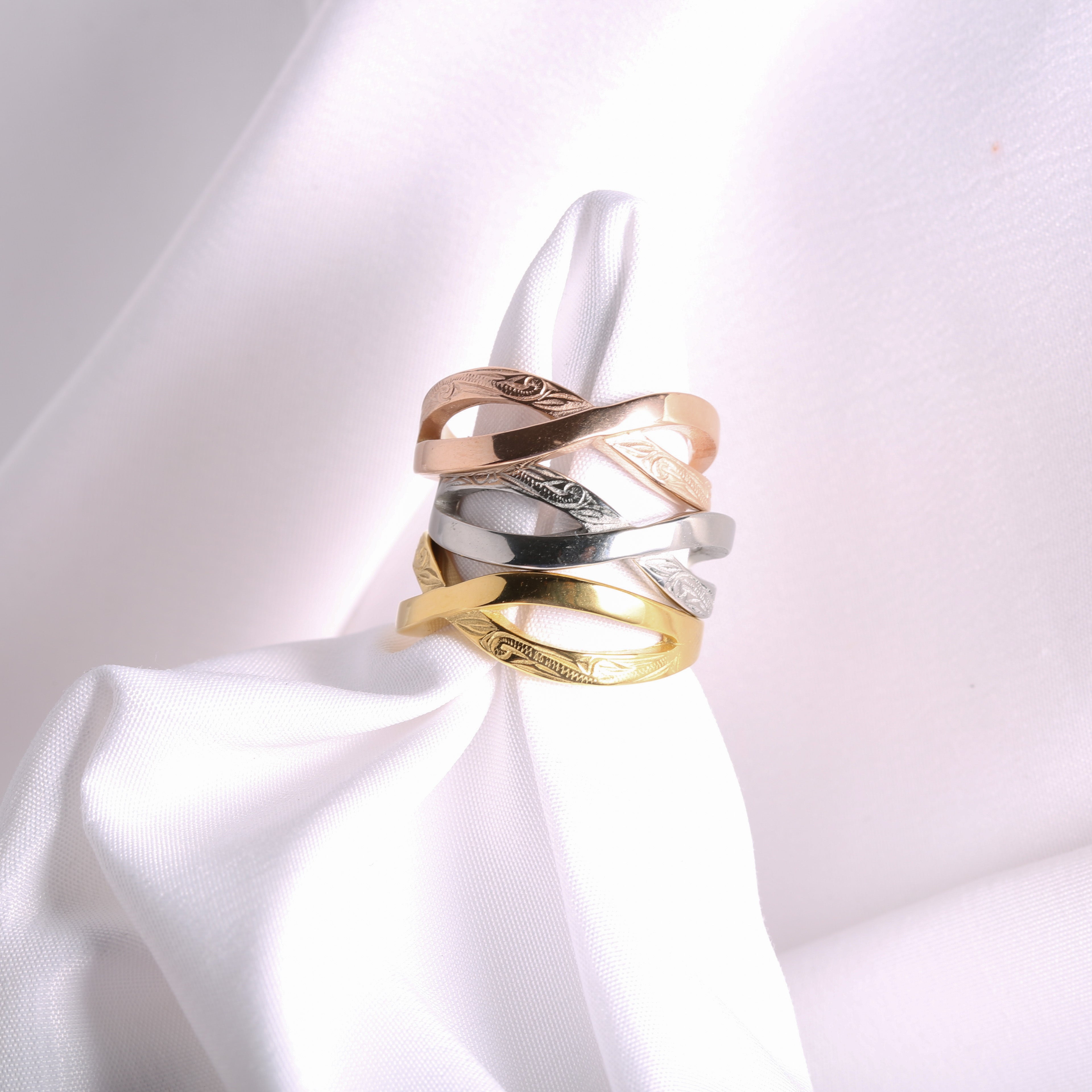 316L Hawaiian Infinity Ring - リング|Misy Jewelry