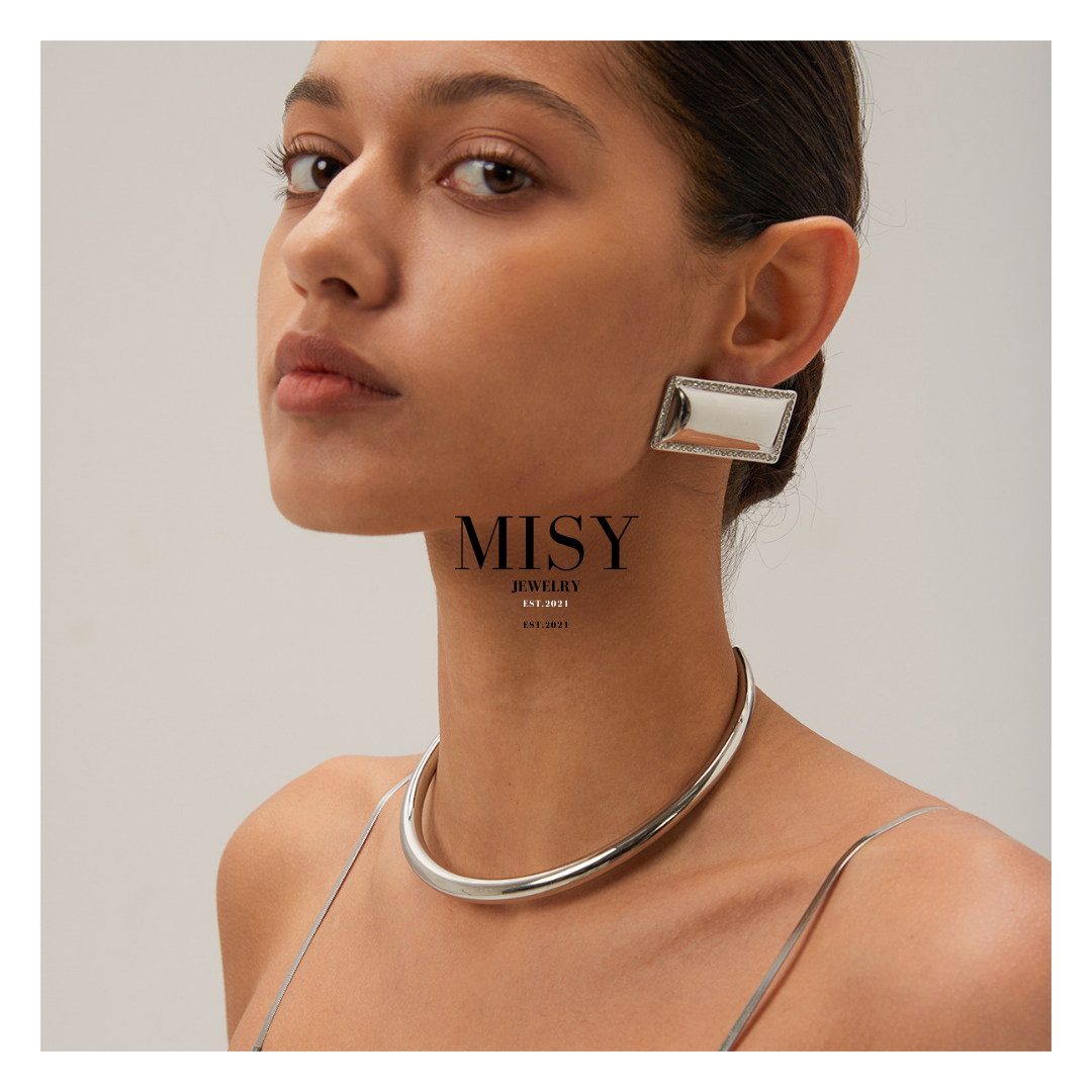 316L Elegant Snake Choker Necklace 詳細画像8|Misy Jewelry