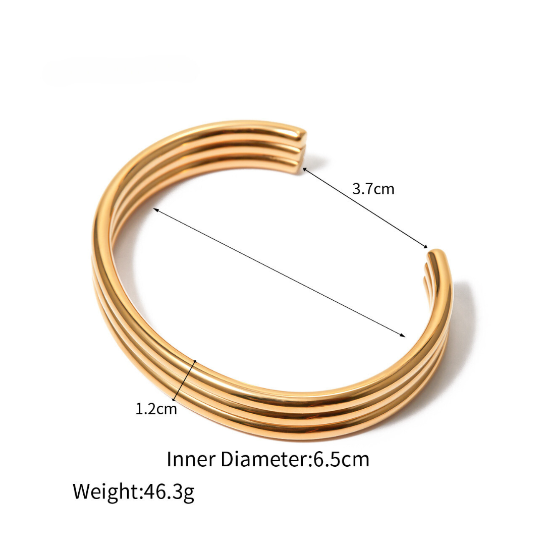 316L Layered Bangle — ディテール | ブレスレット | サージカルステンレス316L | Misy Jewelry