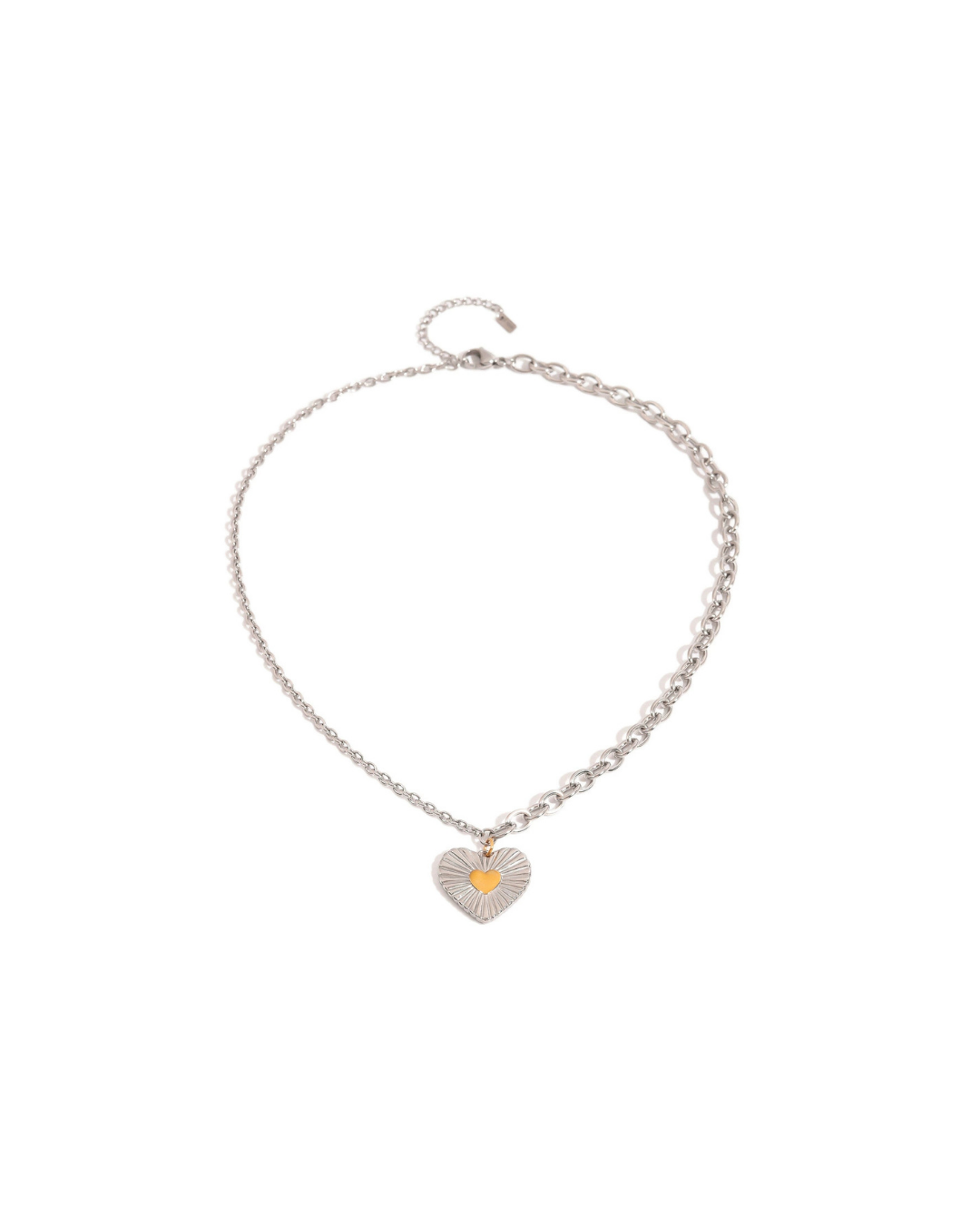 316L Silver Heart Necklace — ディテール | ネックレス | サージカルステンレス316L | Misy Jewelry