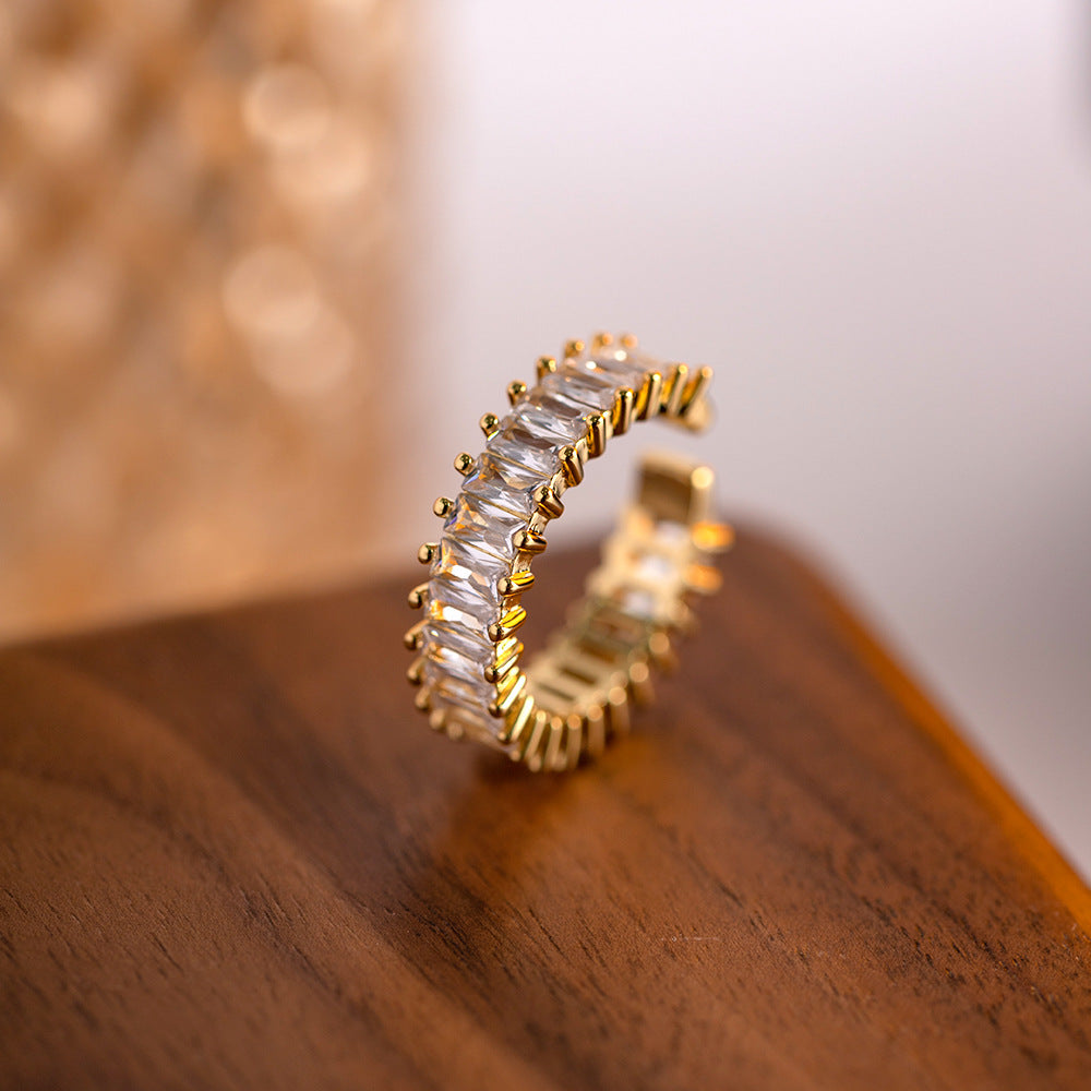 Zirconia Ring Free size 1-6 — ディテール | リング | サージカルステンレス316L | Misy Jewelry