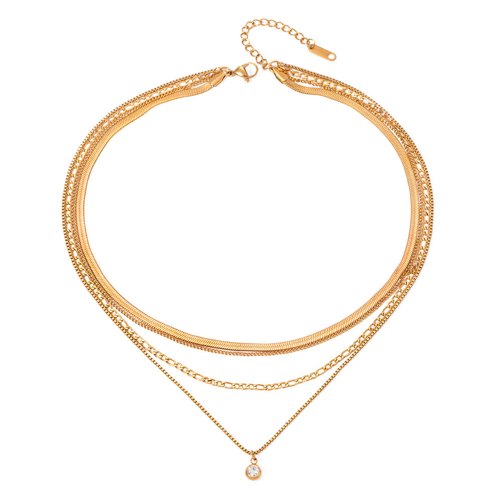 316L Layered Chain Necklace product image