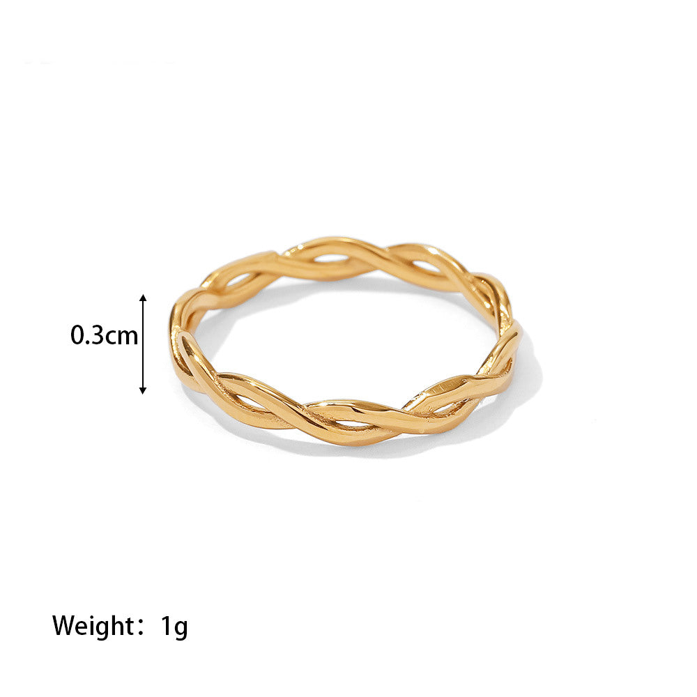 316L Twist Ring — ディテール | リング | サージカルステンレス316L | Misy Jewelry