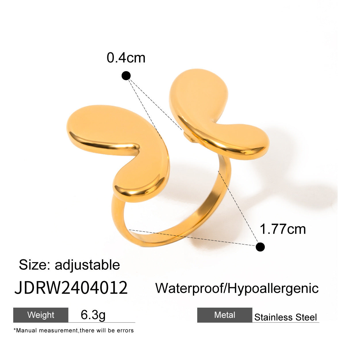 316L Buuterfly Ring — ディテール | リング | サージカルステンレス316L | Misy Jewelry