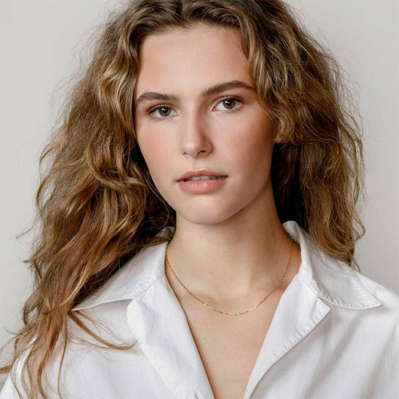 316L Azuki Chain Necklace 詳細画像2|Misy Jewelry