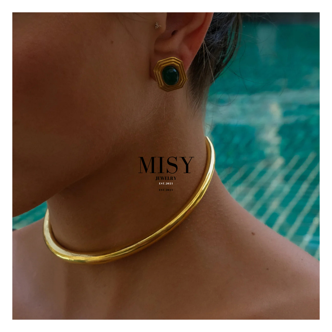 316L Elegant Snake Choker Necklace 詳細画像1|Misy Jewelry