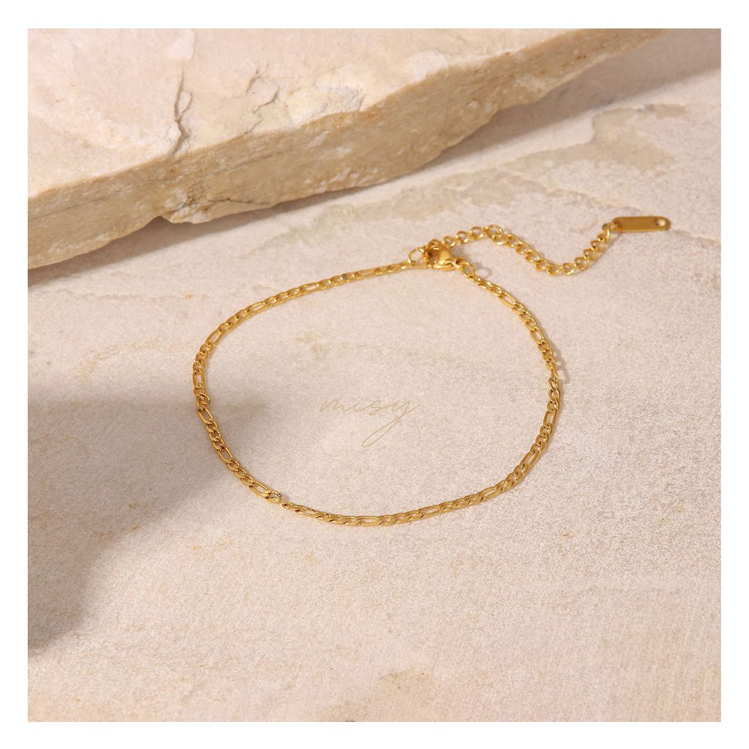 316L Figaro Anklet — ディテール | ブレスレット | サージカルステンレス316L | Misy Jewelry