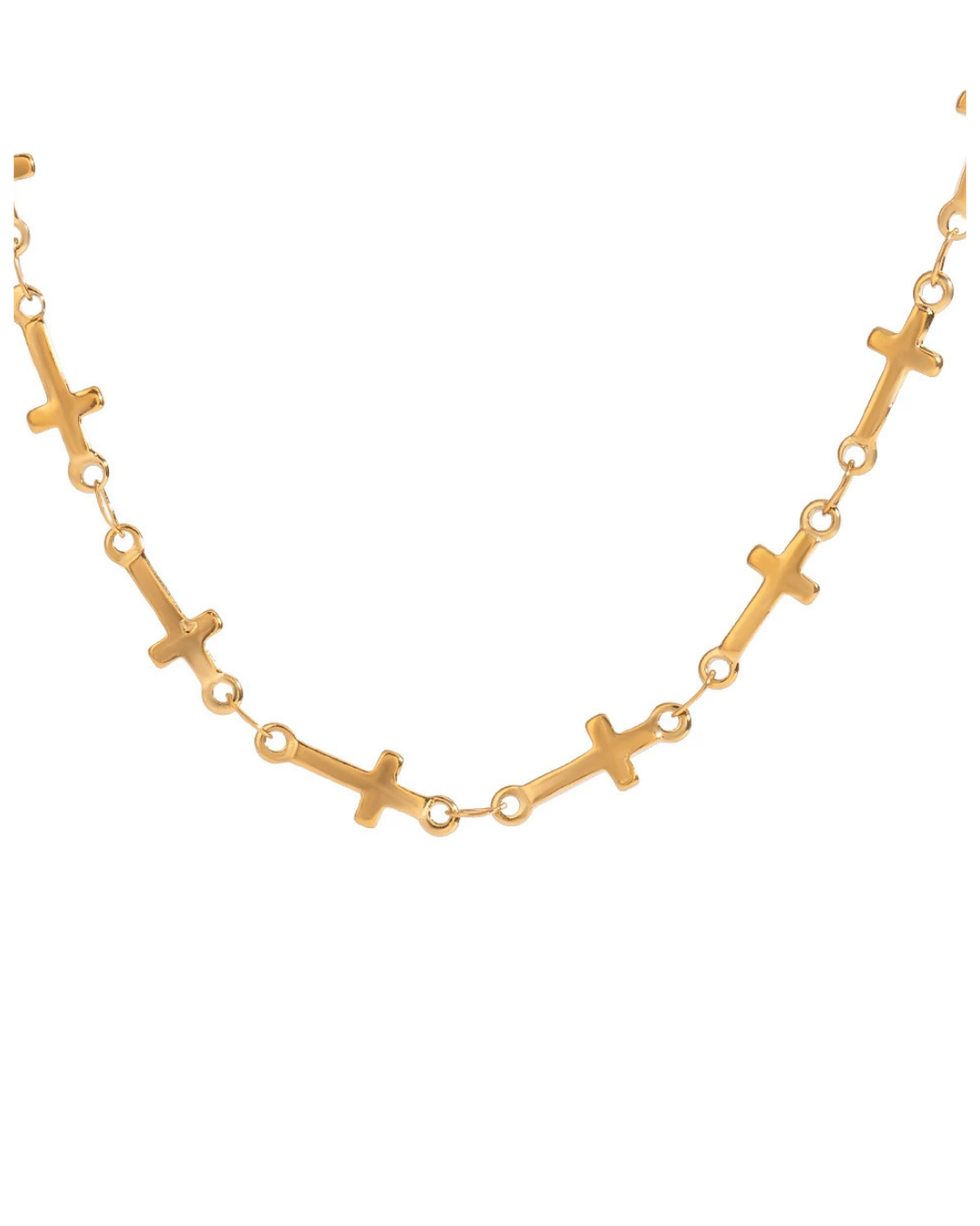 316L Cross Link Necklace 詳細画像5|Misy Jewelry