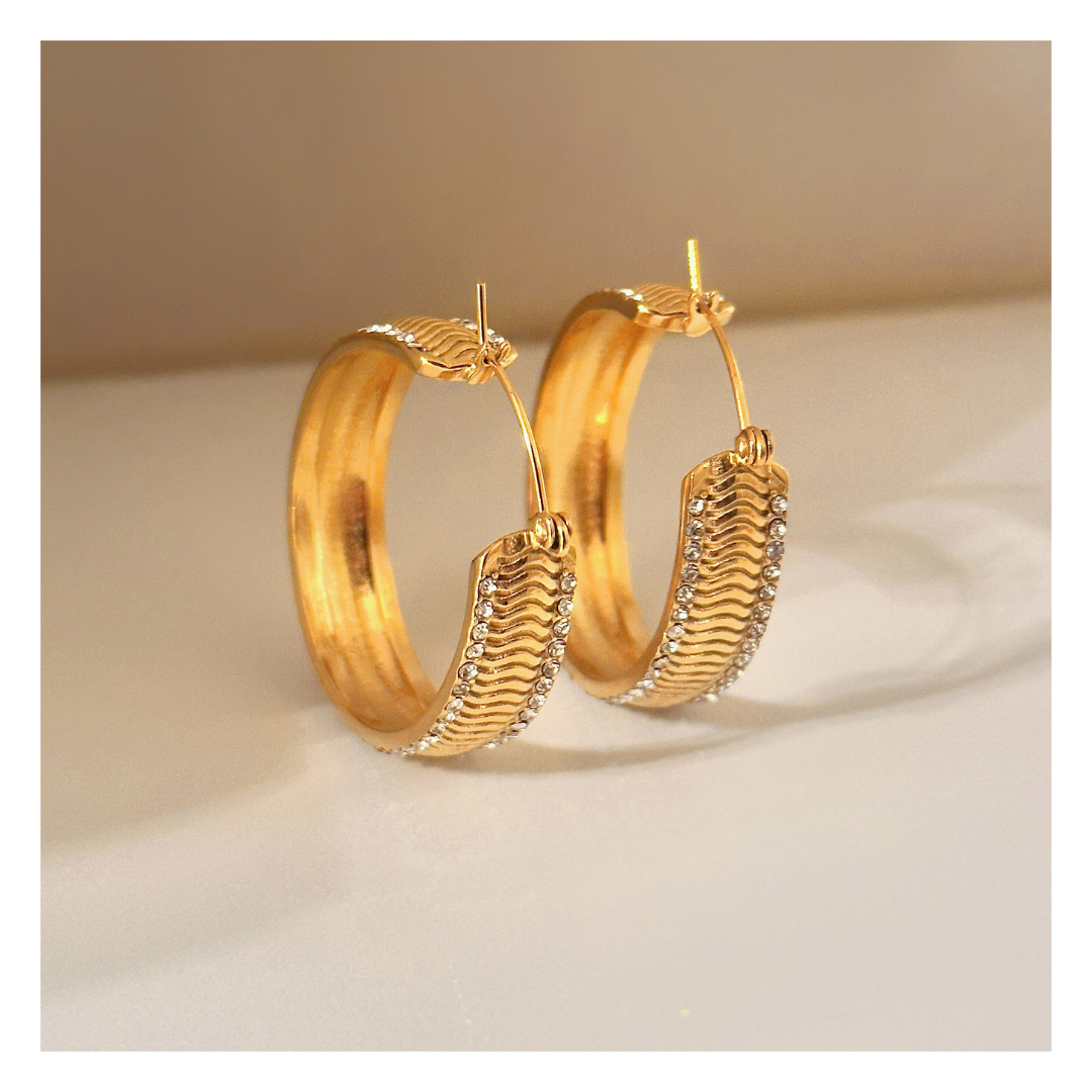 316L Big Retro Hoop Pierce — ディテール | リング | サージカルステンレス316L | Misy Jewelry