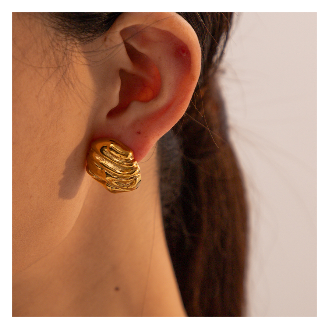 316L Rock Texture Pierce — ディテール | リング | サージカルステンレス316L | Misy Jewelry
