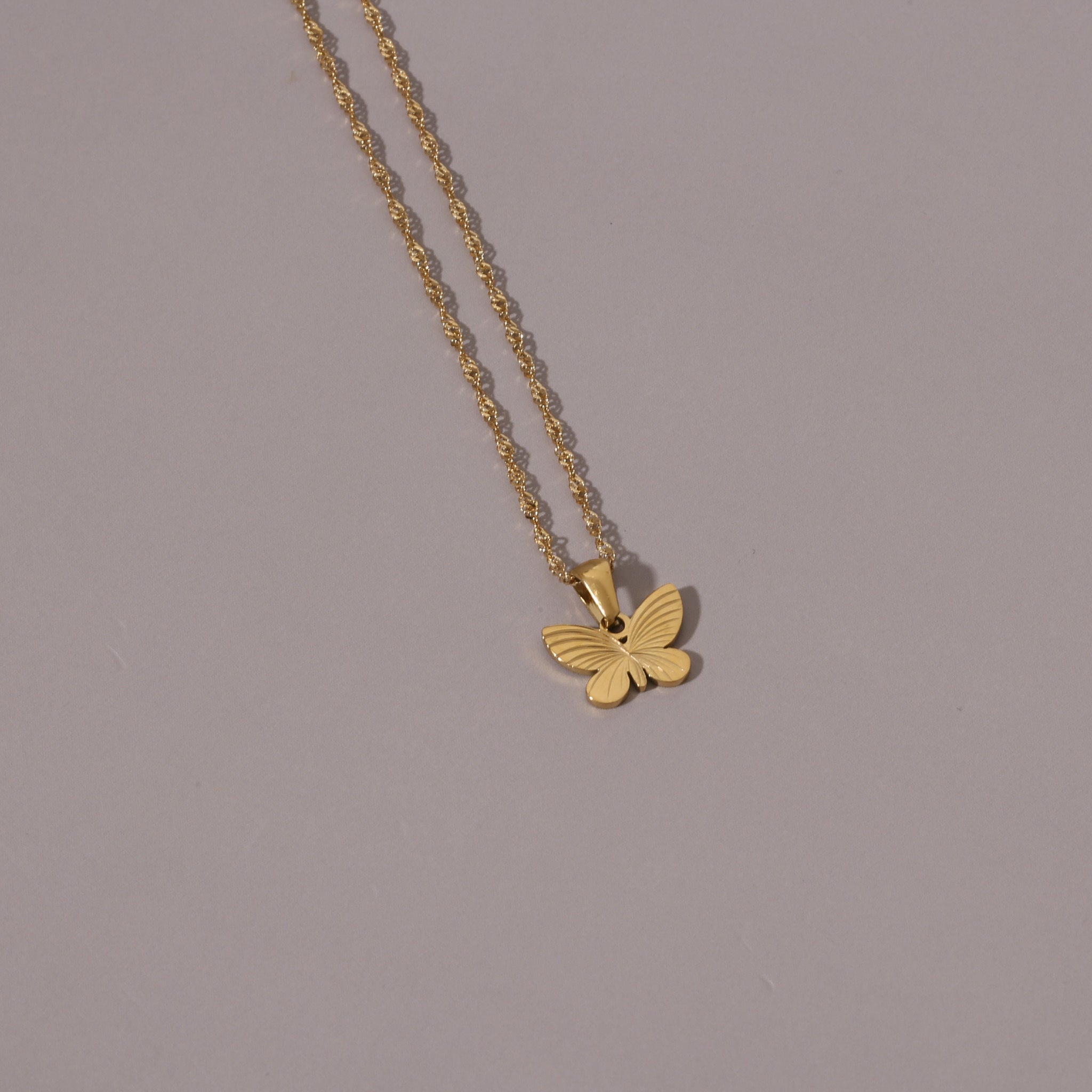 316L Butterfly Necklace - ネックレス|Misy Jewelry