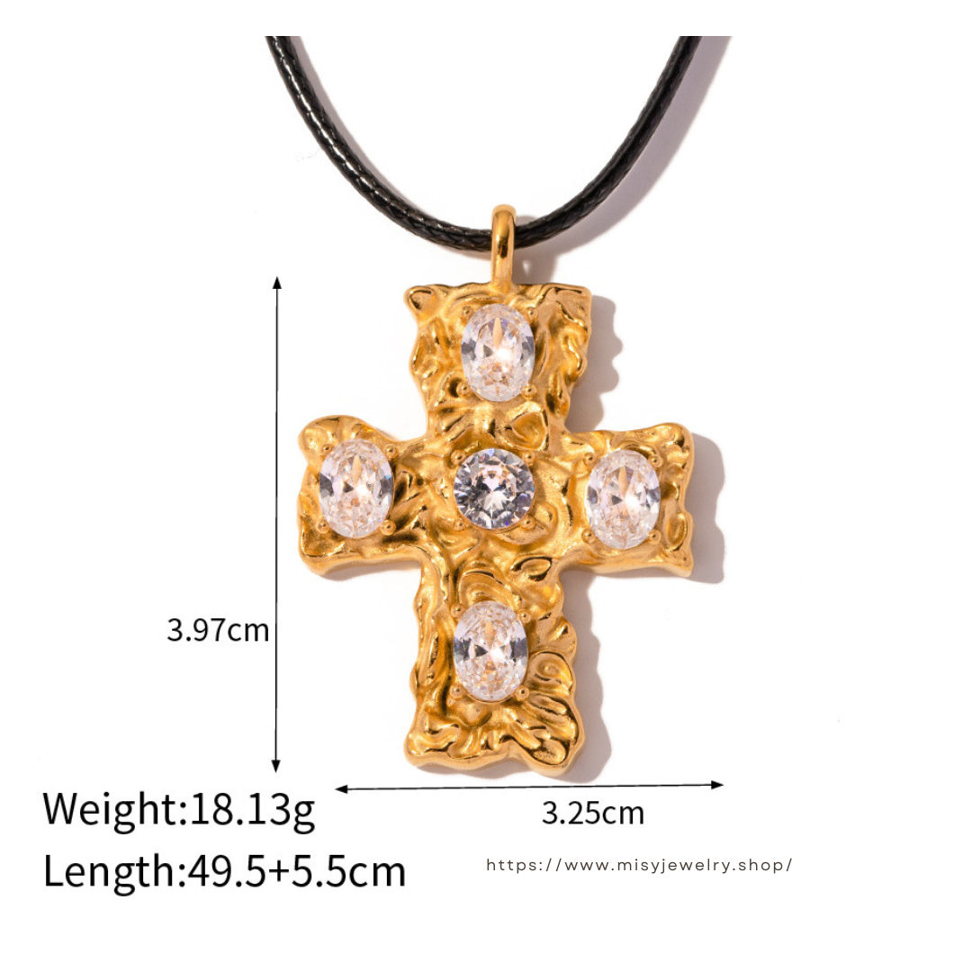 Rope Cross Necklace 詳細画像4|Misy Jewelry