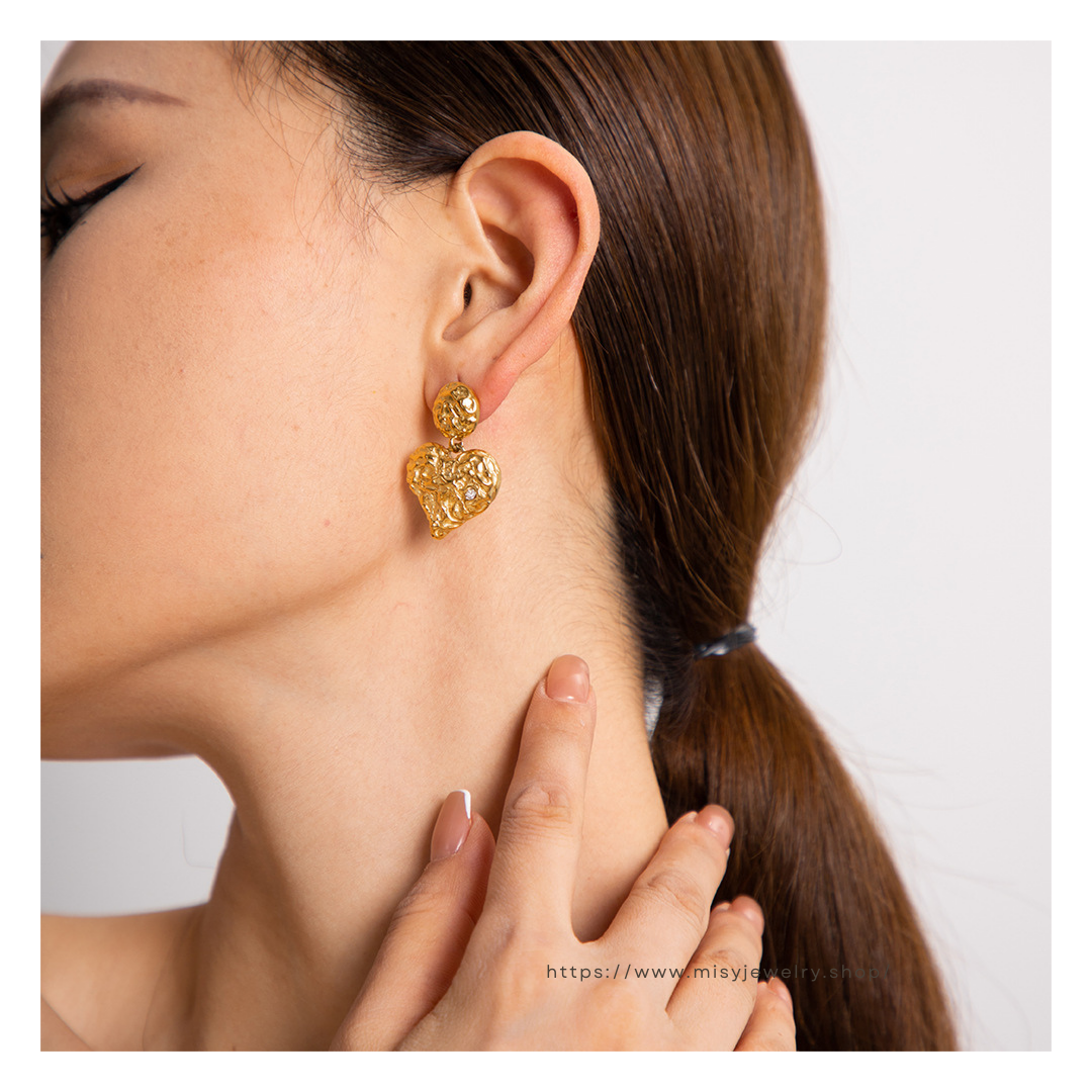 316L Designed Heart Pierce — ディテール | リング | サージカルステンレス316L | Misy Jewelry