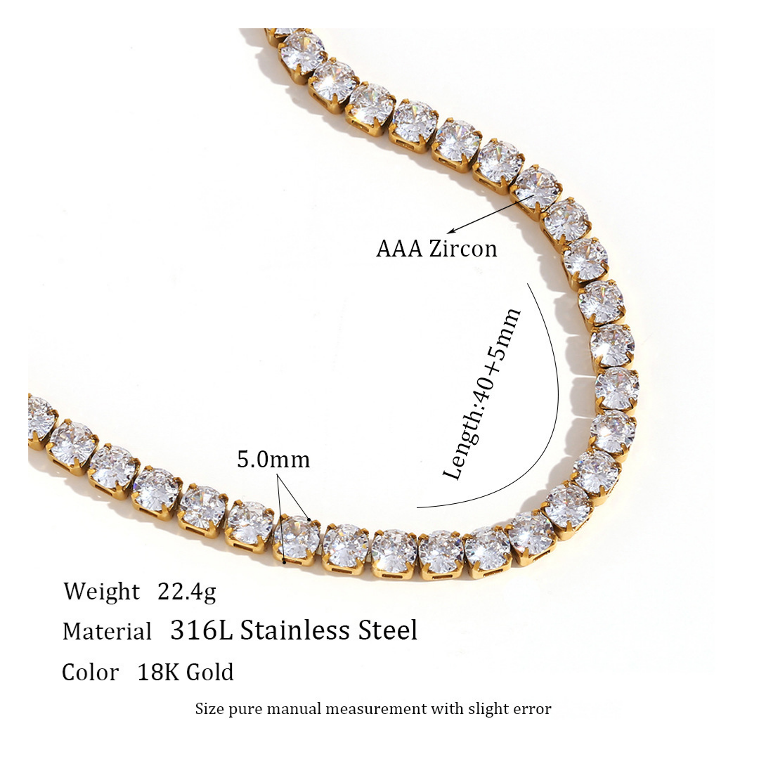 316L Zirconia Necklace 4 size — ディテール | ネックレス | サージカルステンレス316L | Misy Jewelry