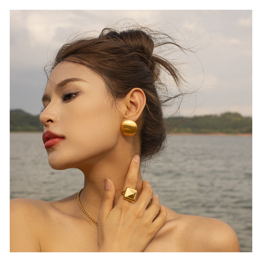 316L Smooth Texture Pierce — ディテール | リング | サージカルステンレス316L | Misy Jewelry