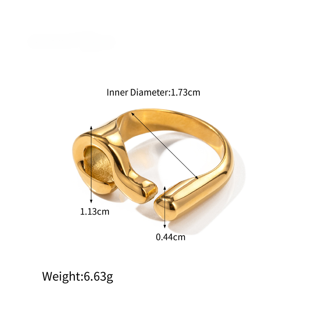 316L Question Ring 詳細画像4|Misy Jewelry