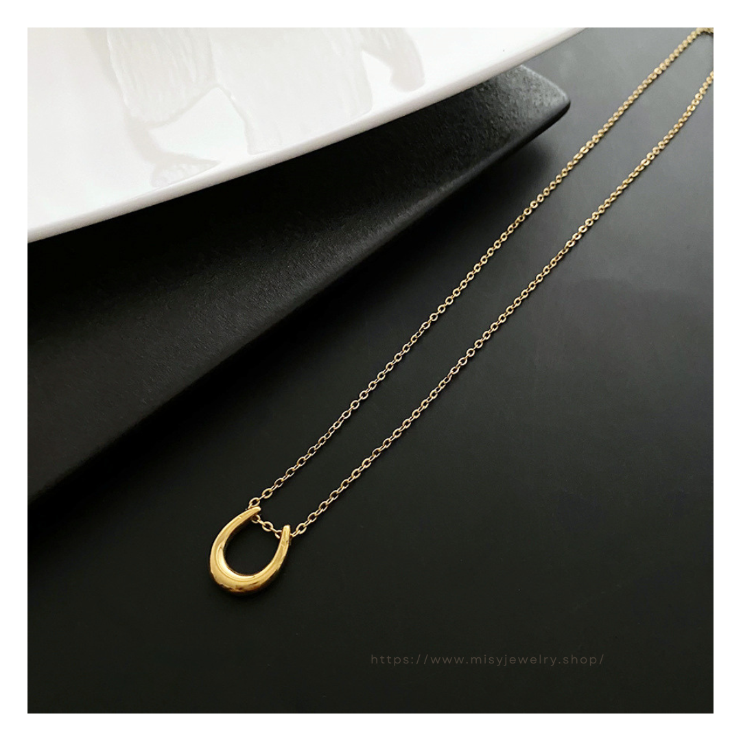 Horseshoe Necklace 詳細画像2|Misy Jewelry
