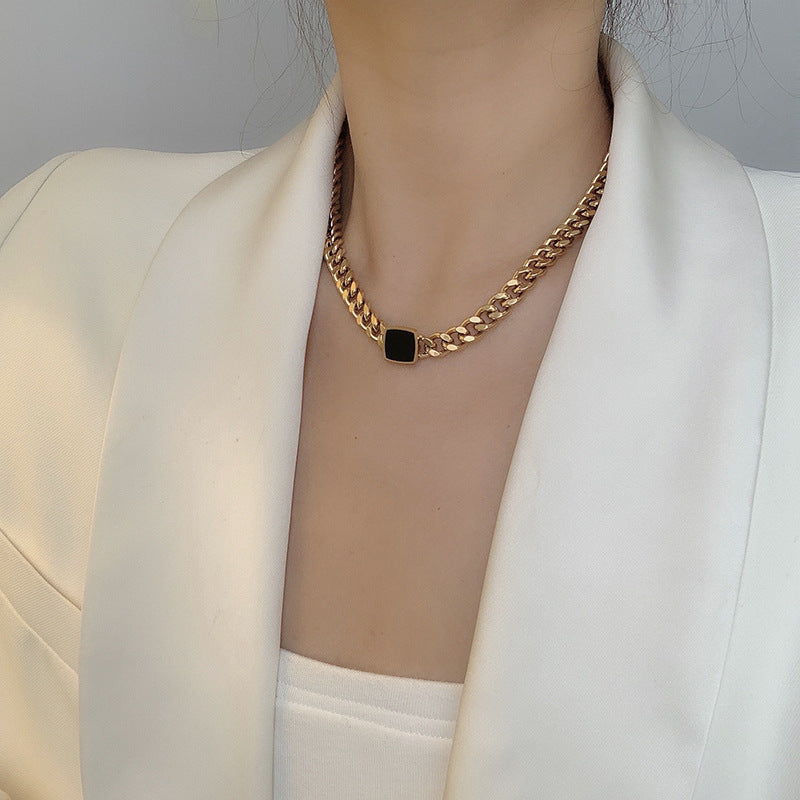 316L Square Chain Necklace 詳細画像3|Misy Jewelry