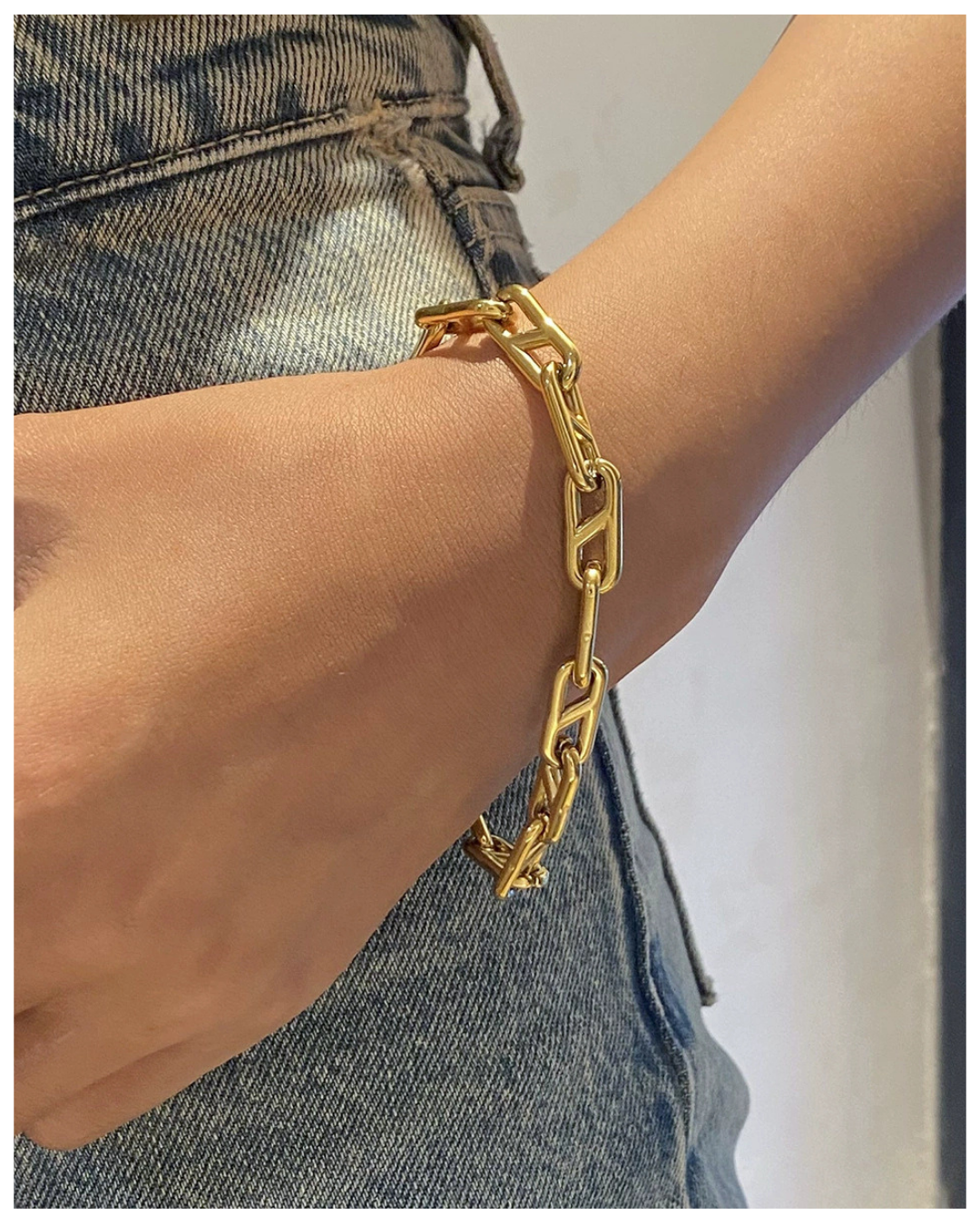 316L Anchor Chain Bracelet 詳細画像4|Misy Jewelry