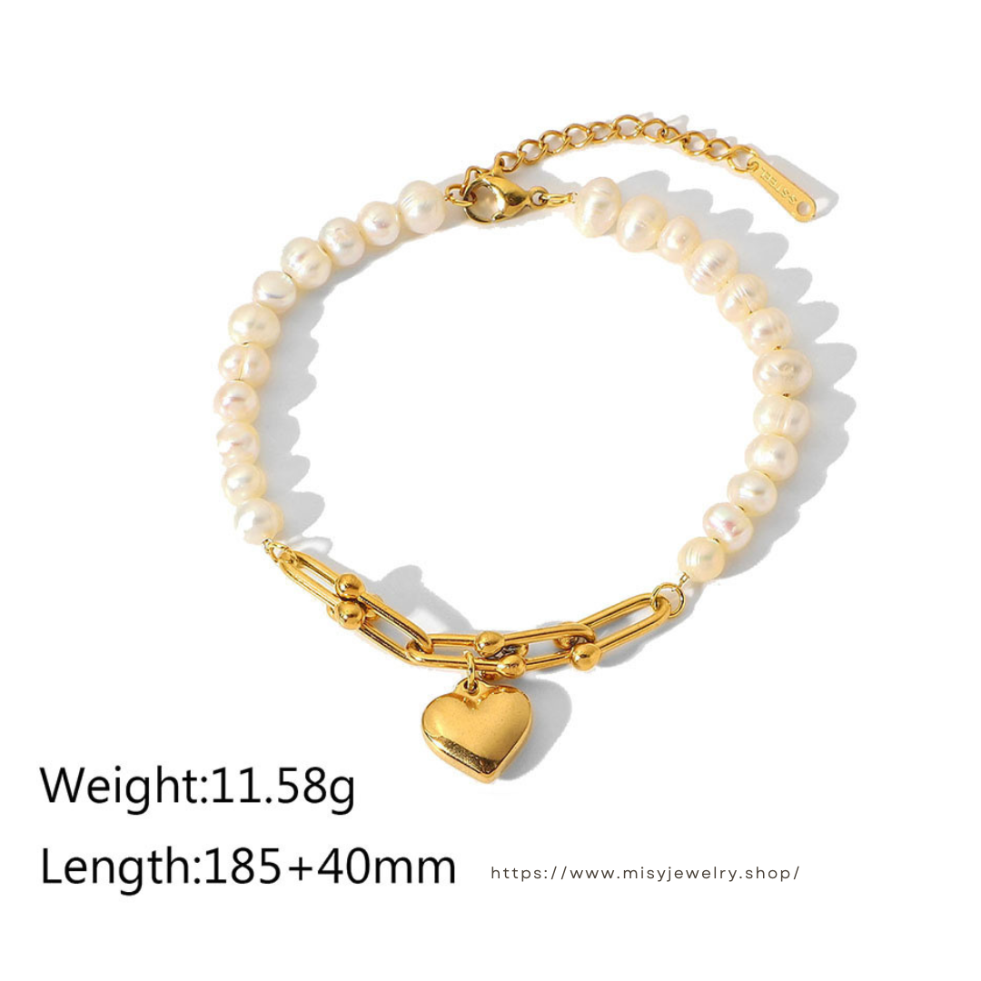 316L U Perl Bracelet — ディテール | ブレスレット | サージカルステンレス316L | Misy Jewelry