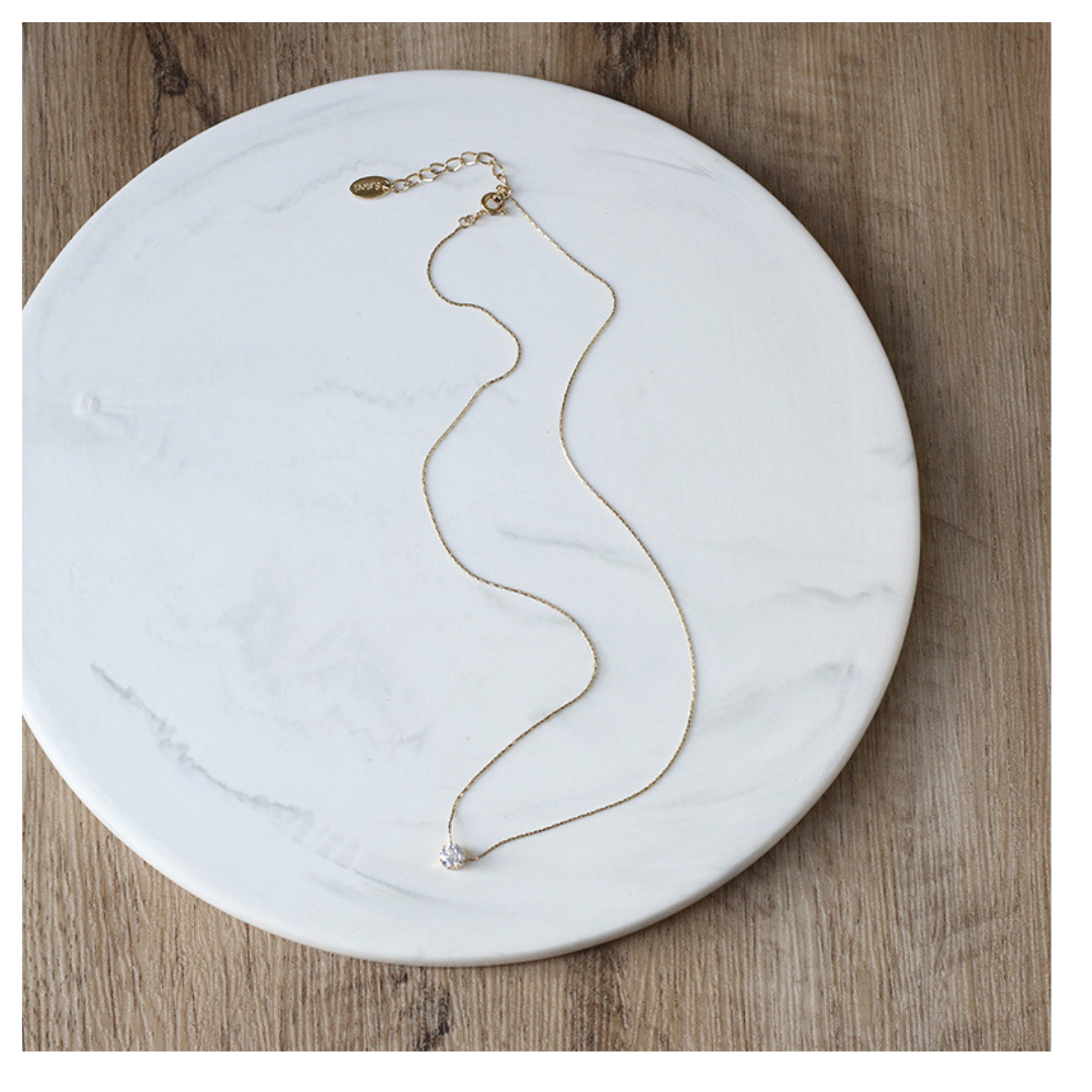 316L Only Zirconia Necklace 詳細画像5|Misy Jewelry