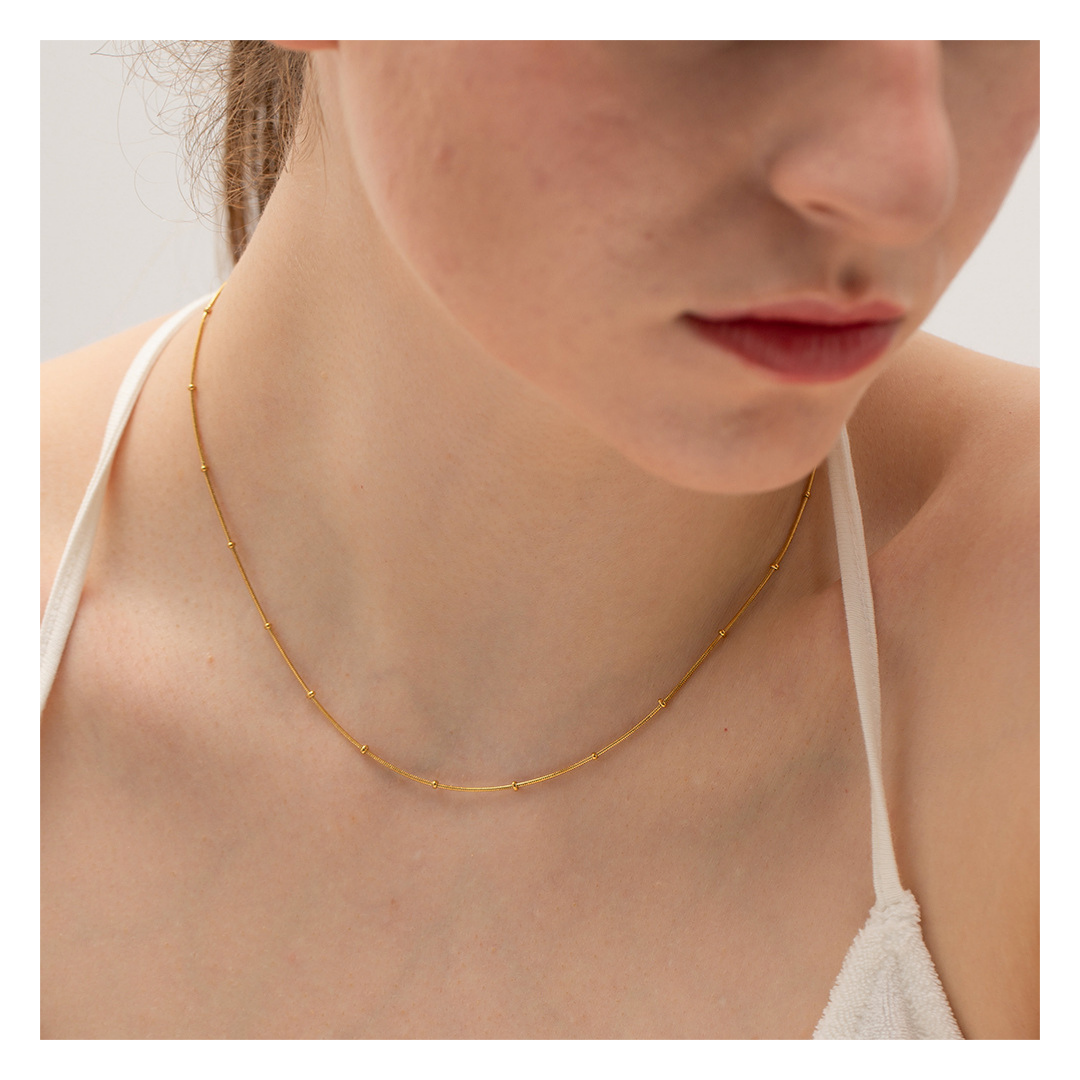 Dot Snake Necklace — ディテール | ネックレス | サージカルステンレス316L | Misy Jewelry
