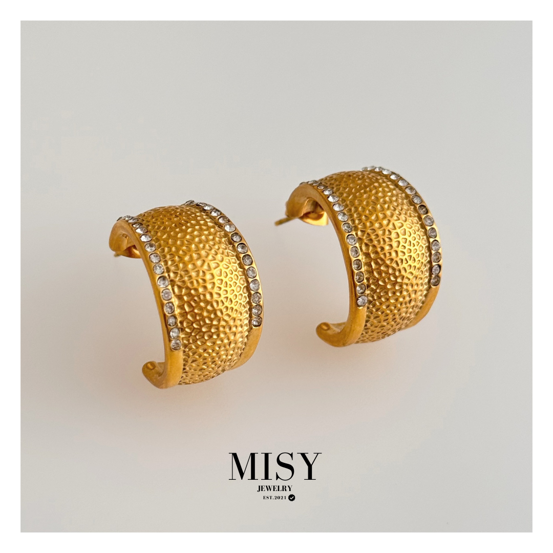 316L Retro Hoop Pierce 詳細画像1|Misy Jewelry