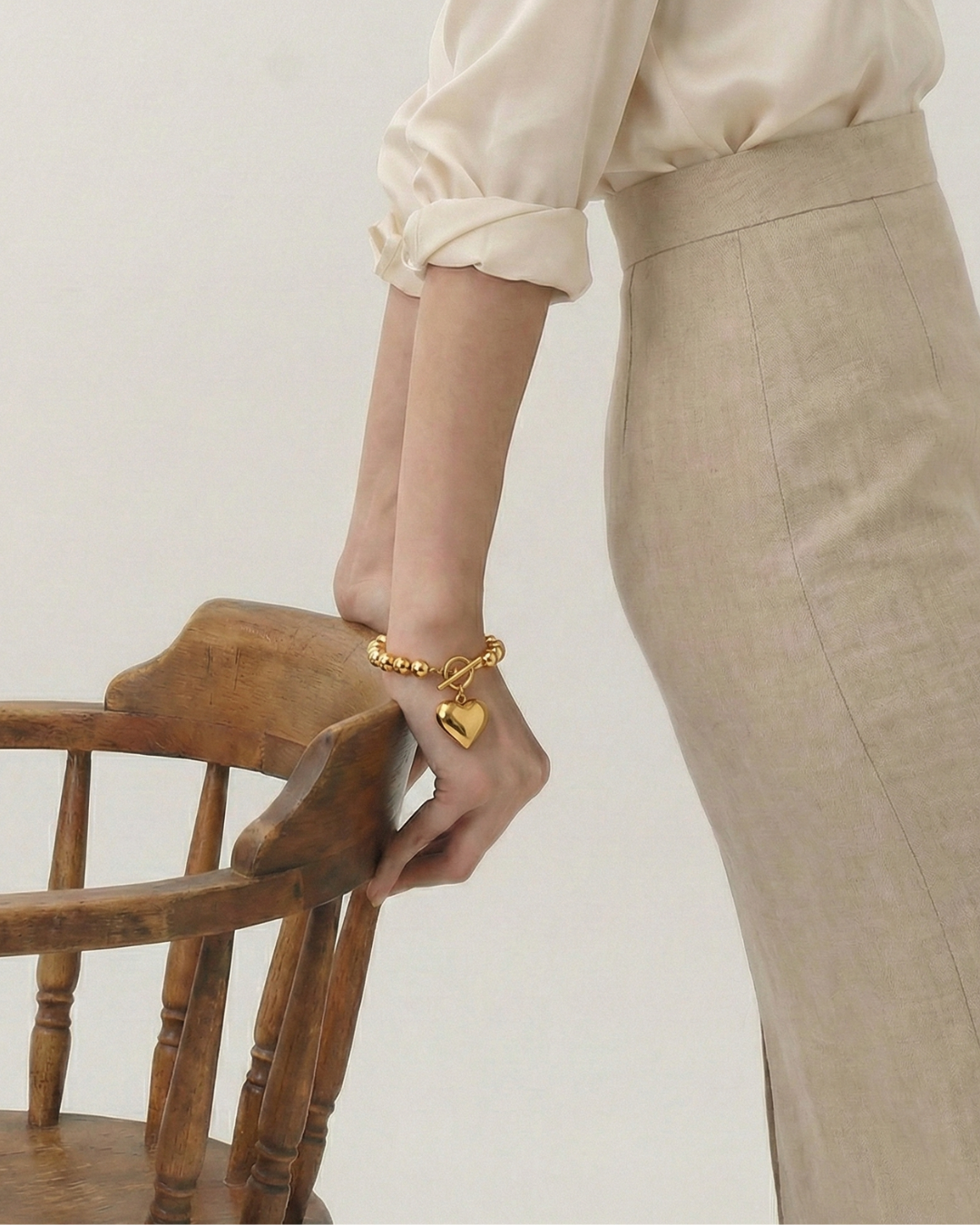 316L Ball Heart Bracelet — ディテール | ブレスレット | サージカルステンレス316L | Misy Jewelry
