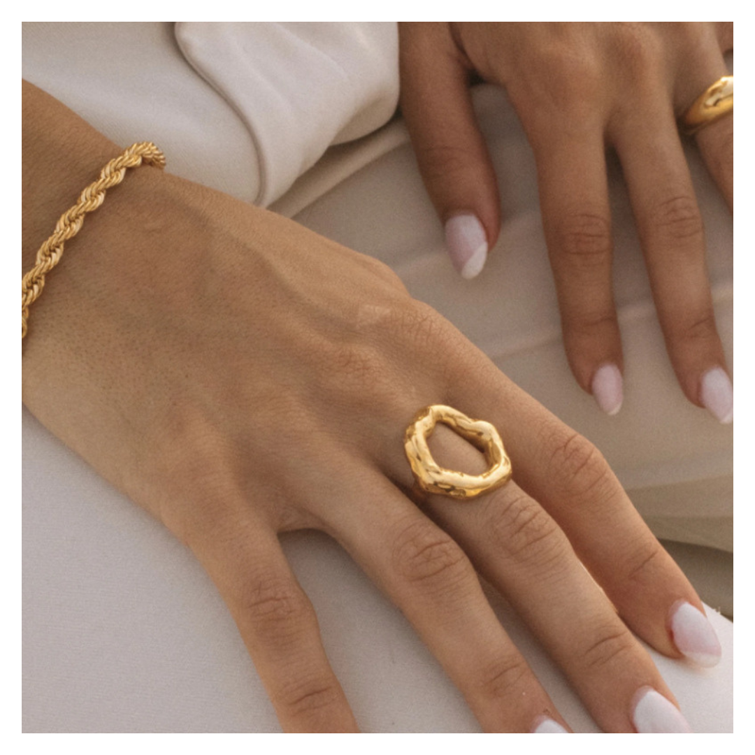 316L Bumpy Cavity Ring — ディテール | リング | サージカルステンレス316L | Misy Jewelry